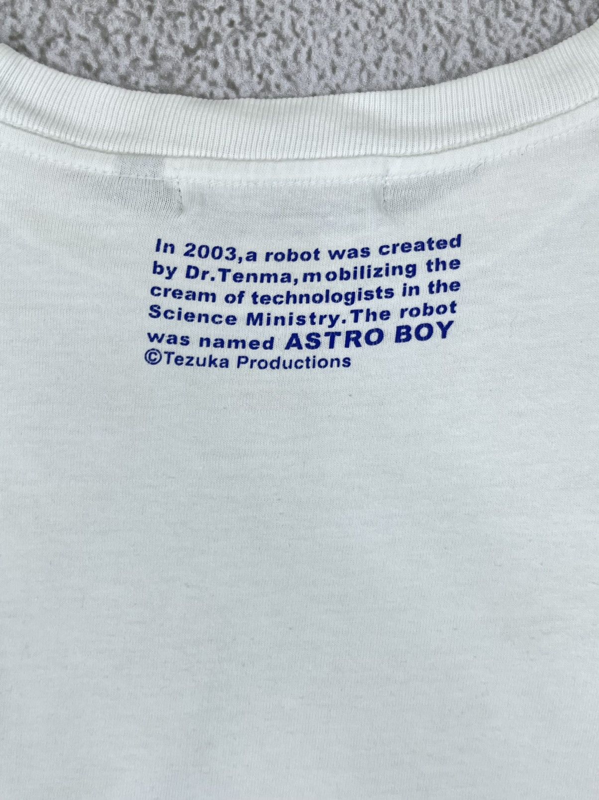 Anime Vintage Astro Boy @ Tezuka Production Tee 💥RARE Size US L / EU 52-54 / 3 - 8 Thumbnail