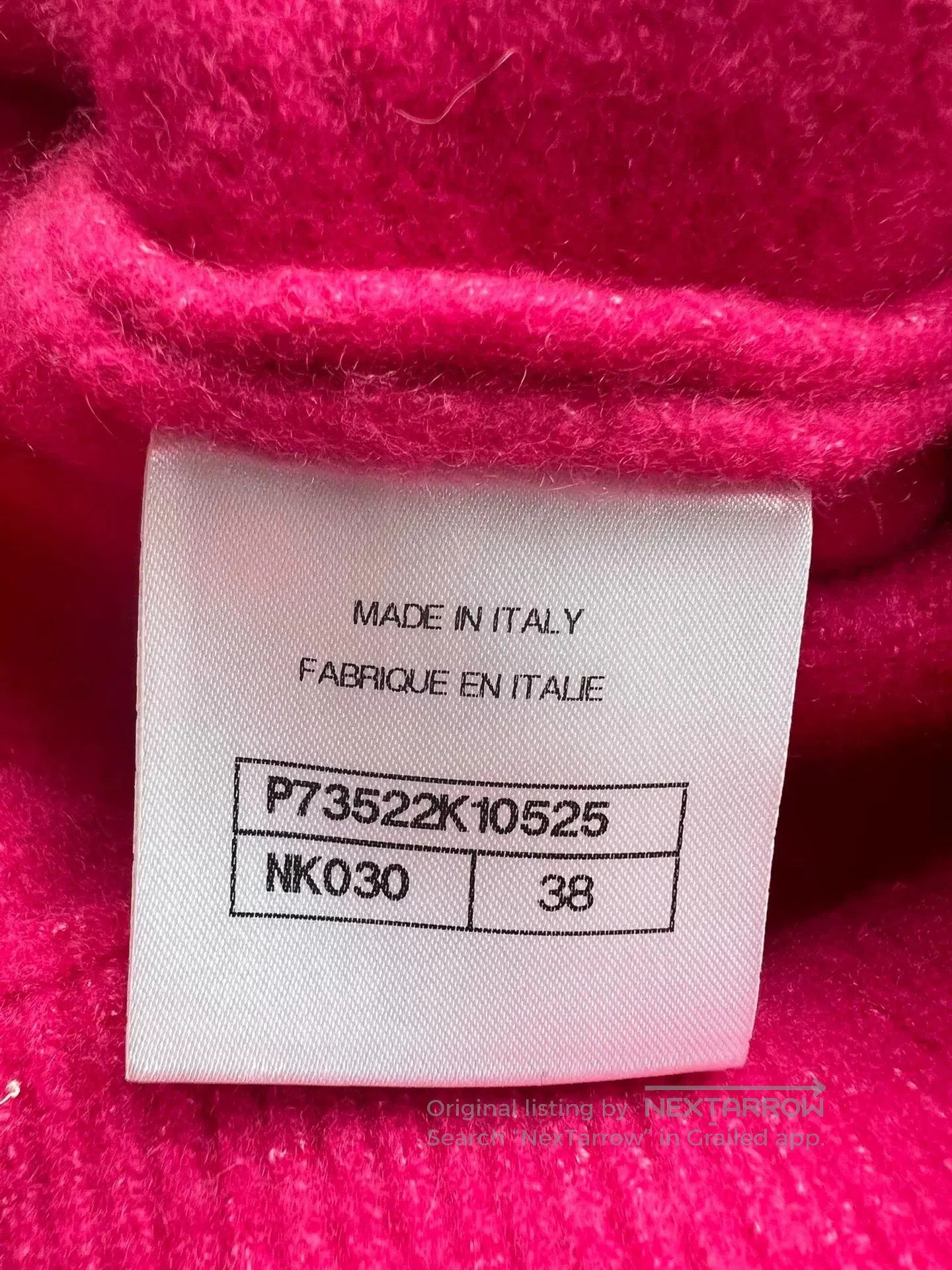 Chanel Chanel Pink Cashmere Knit Cardigan. Size US M / EU 48-50 / 2 - 6 Thumbnail