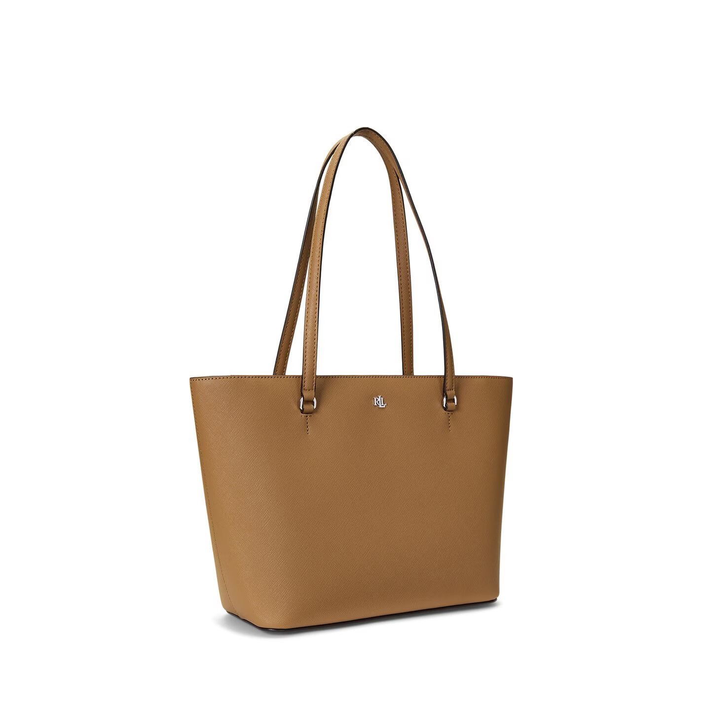 Lauren Ralph Lauren o1g2r1mq0825 Size: OS / Medium Karly Tote Bag in Camel Size ONE SIZE - 4 Thumbnail