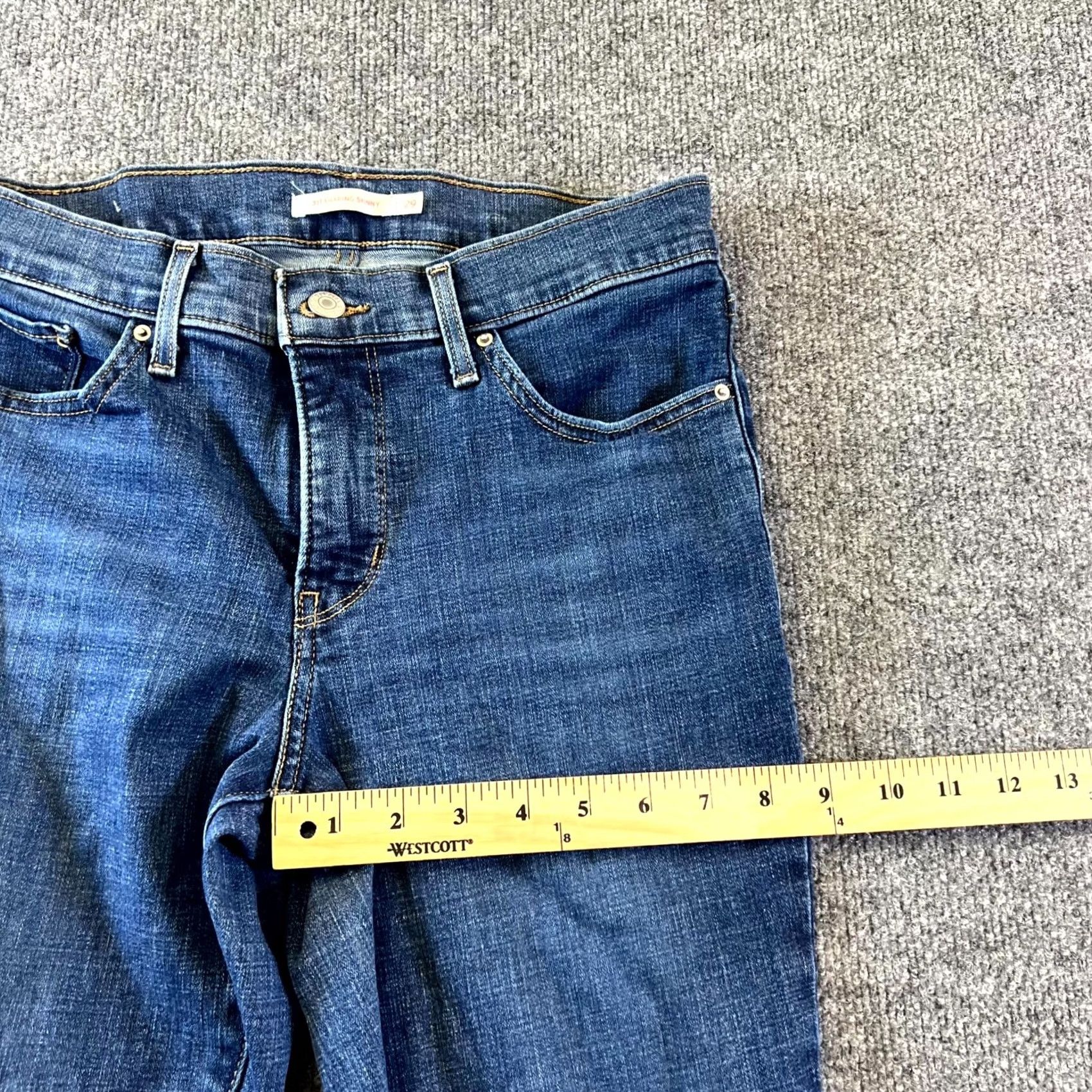 Levi's Levi's 311 Skinny Jeans Women's 29x30 Blue Denim Stretch Cotton Regular Slim Fit XS? Size 29" - 4 Thumbnail