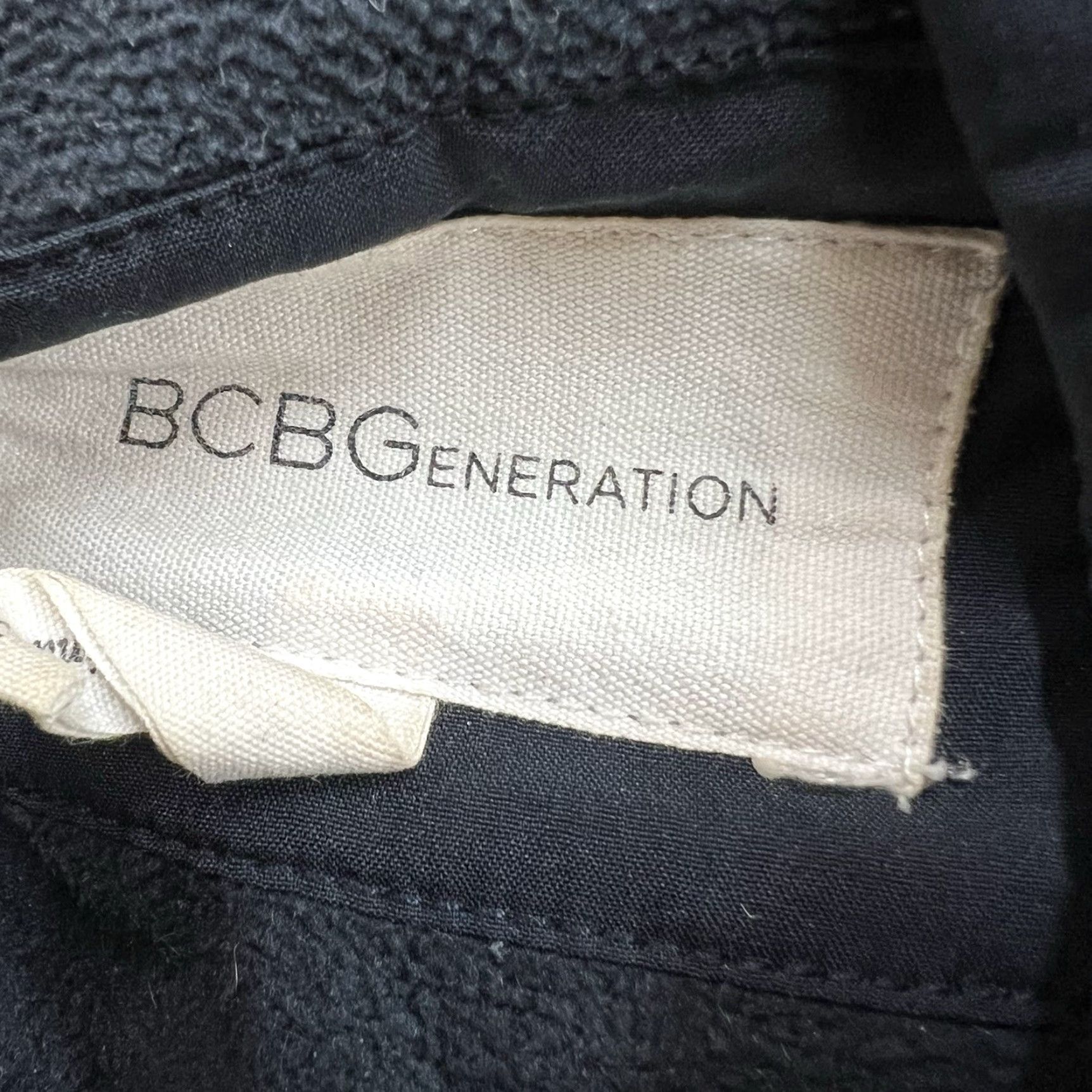 BCBGeneration BCBGeneration Women’s Zip Up Jacket XL Black - Regular Fit, Softshell, Hooded, Full Zip, Solid, Outerwear Jacket Size XL / US 12-14 / IT 48-50 - 5 Thumbnail