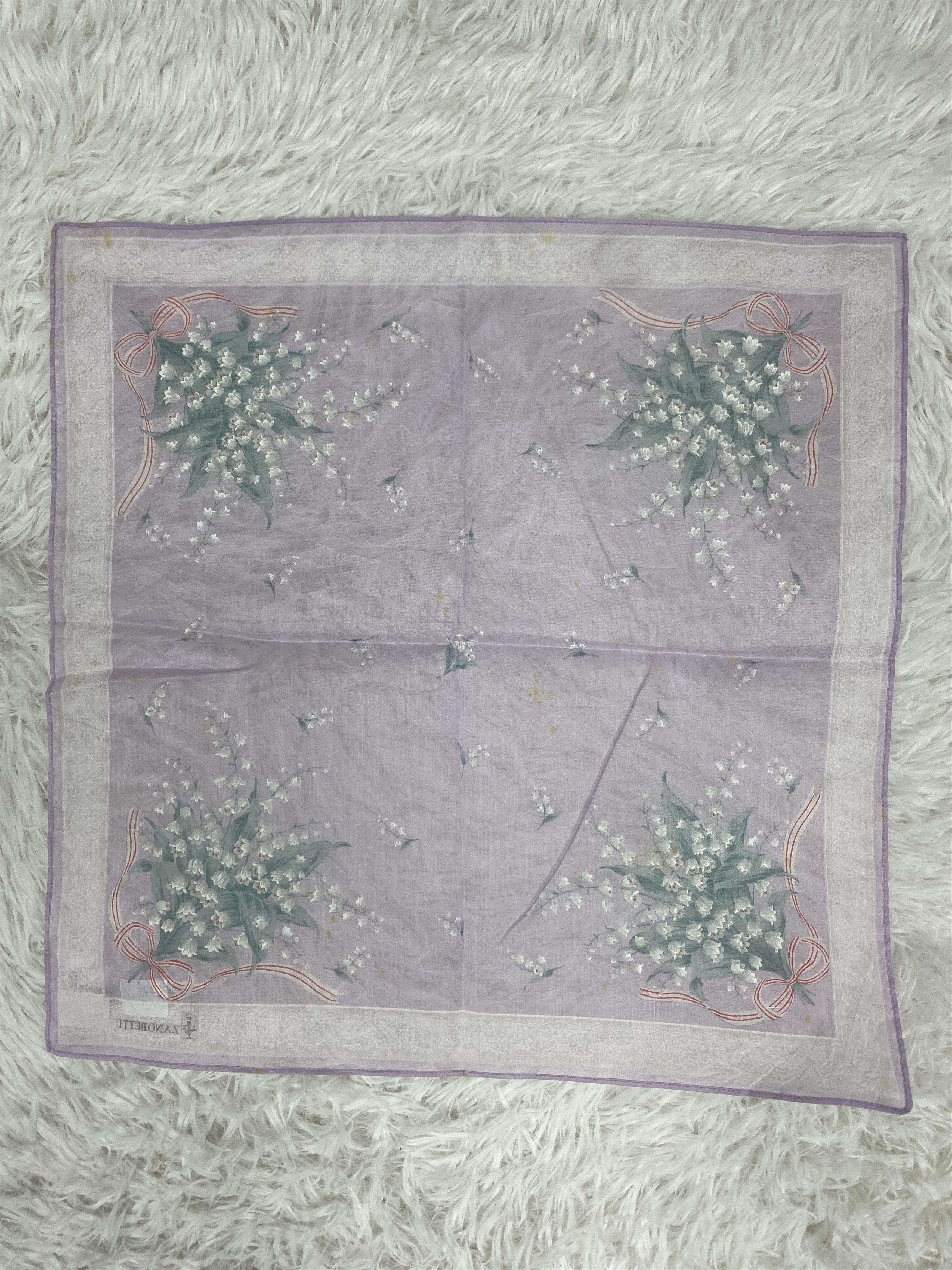Designer × Vintage Vintage Zanobetti Handkerchief Neckerchief PH0889 Size ONE SIZE - 4 Thumbnail