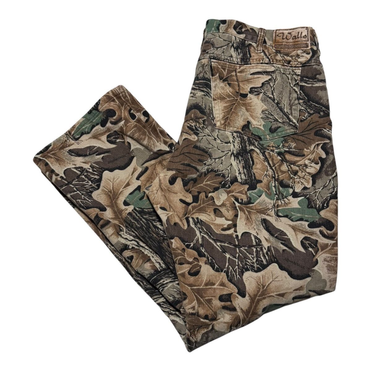 Walls Walls Camouflage Leaves Straight Leg USA Made Pants 39x30 Size US 39 - 1 Thumbnail