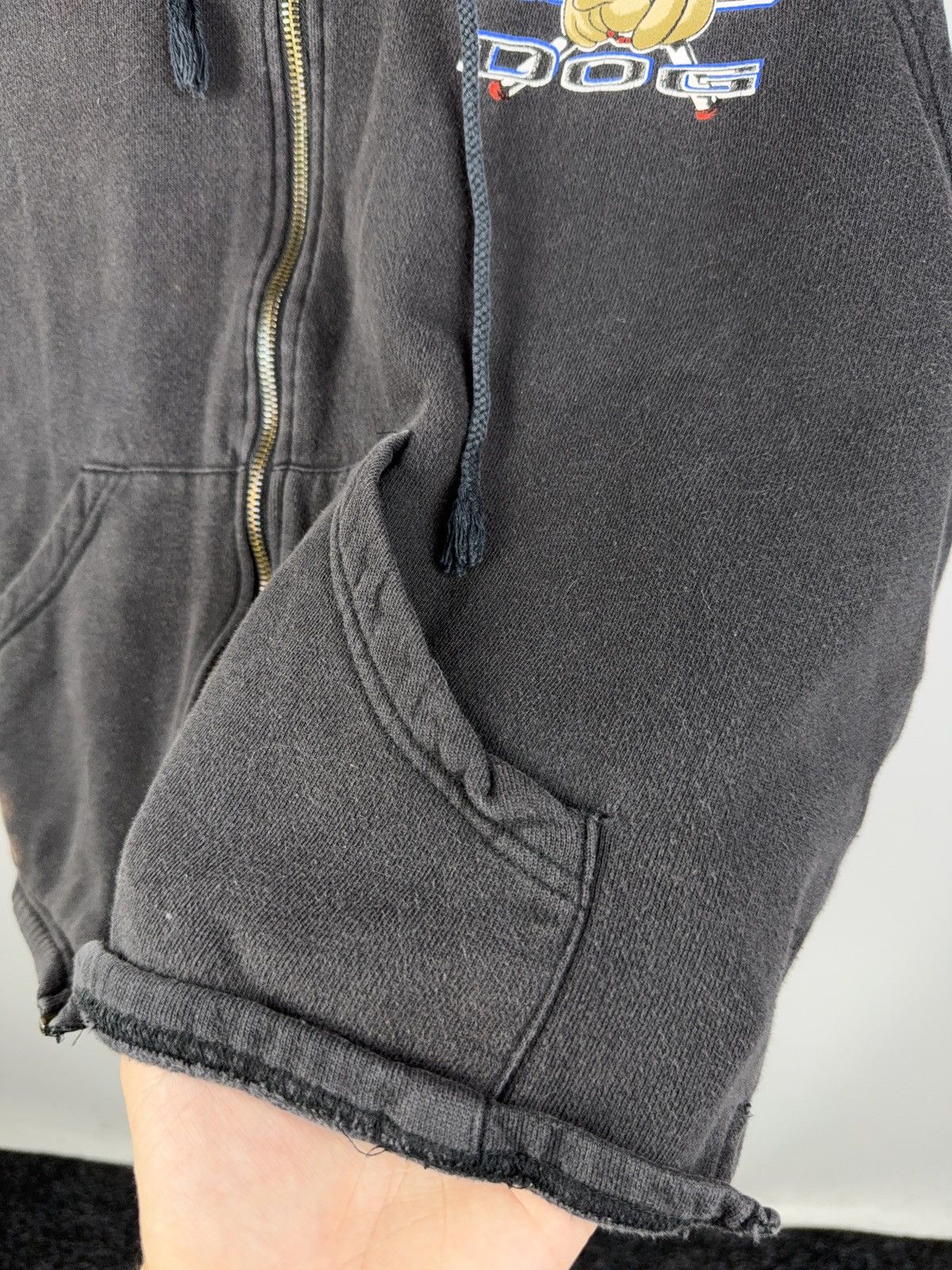 Vintage Vintage 90s MAD DOG Sleeveless Hoodie Vest Biker Streetwear Size US S / EU 44-46 / 1 - 5 Thumbnail