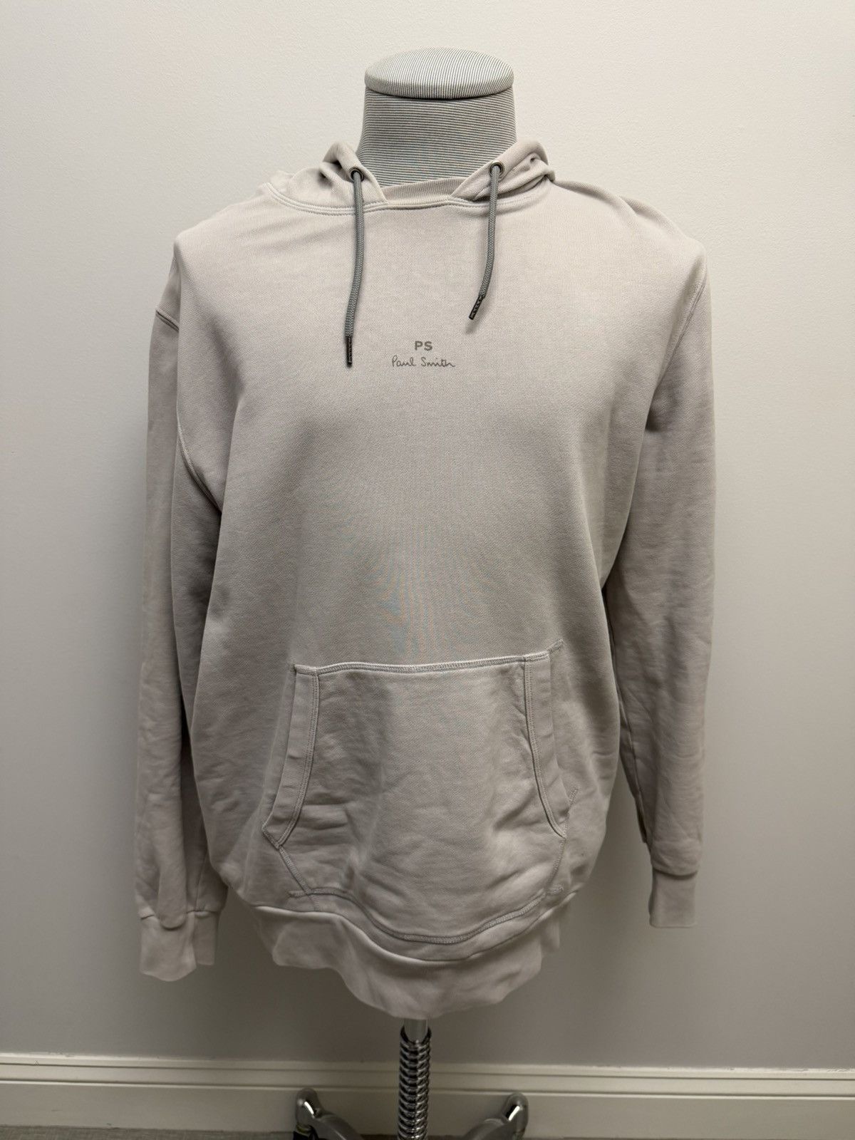 Paul Smith Peal Grey Script Hoodie Size US L / EU 52-54 / 3 - 1 Thumbnail