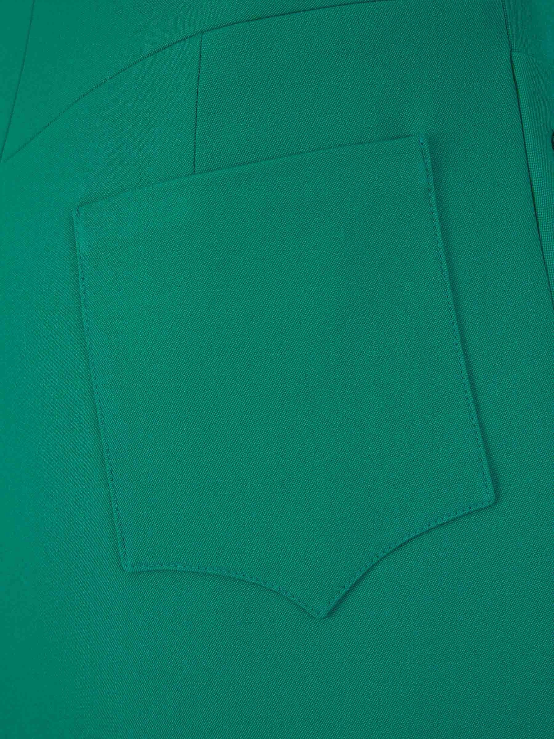 Balmain o1y0625 Mini Skirt in Emerald Green Size 27" / US 4 / IT 40 - 6 Thumbnail