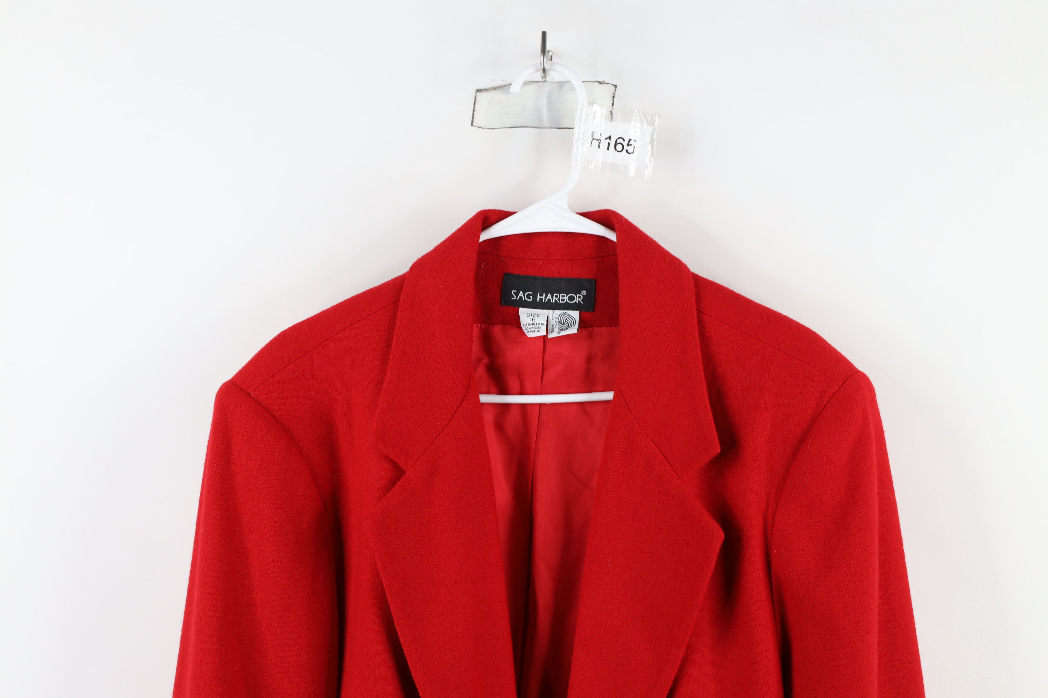 Vintage Vintage 90s Streetwear One Button Blazer Suit Jacket Red Size XXL / US 16-18 / IT 52-54 - 2 Thumbnail