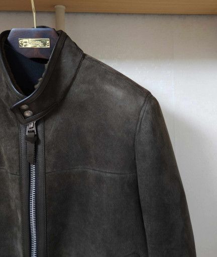 Tom Ford o1sm1stk0824 Suede Mustang Jacket in Dark Brown Size US M / EU 48-50 / 2 - 2 Thumbnail