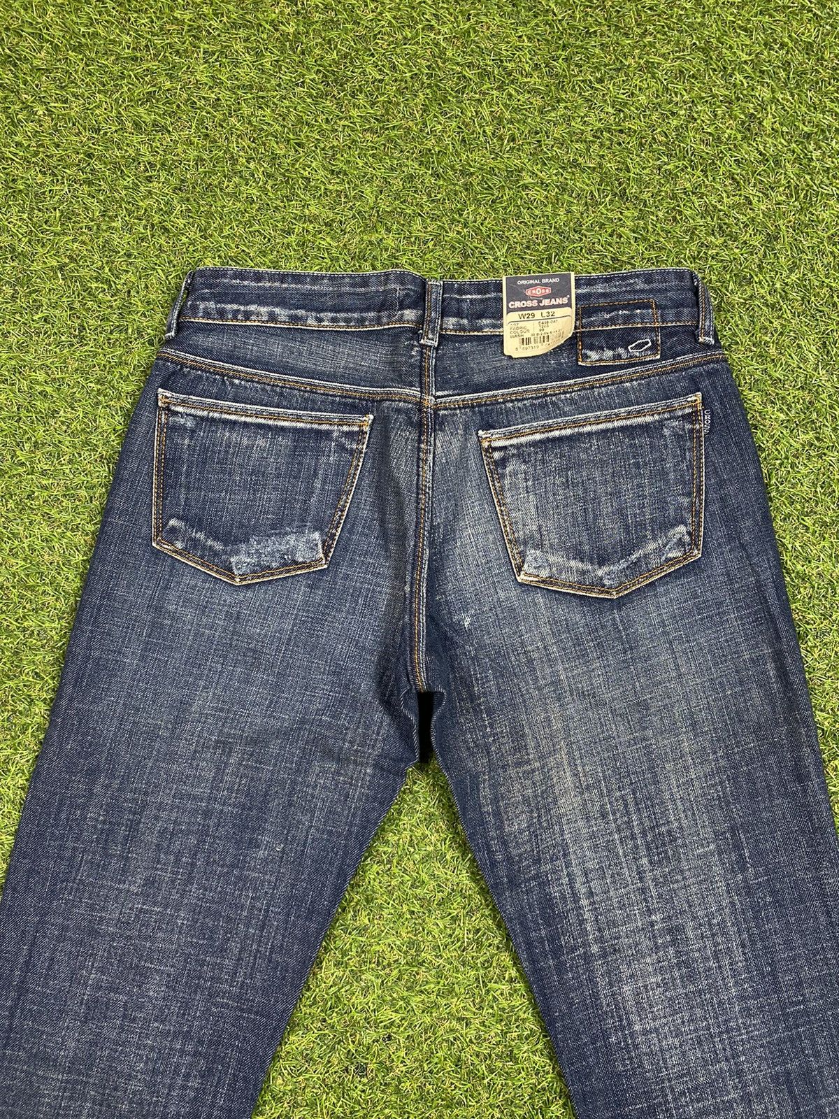 Japanese Brand × Vintage Vintage 90s Flared jeans faded streetwear size 29x32 Size 29" - 6 Thumbnail
