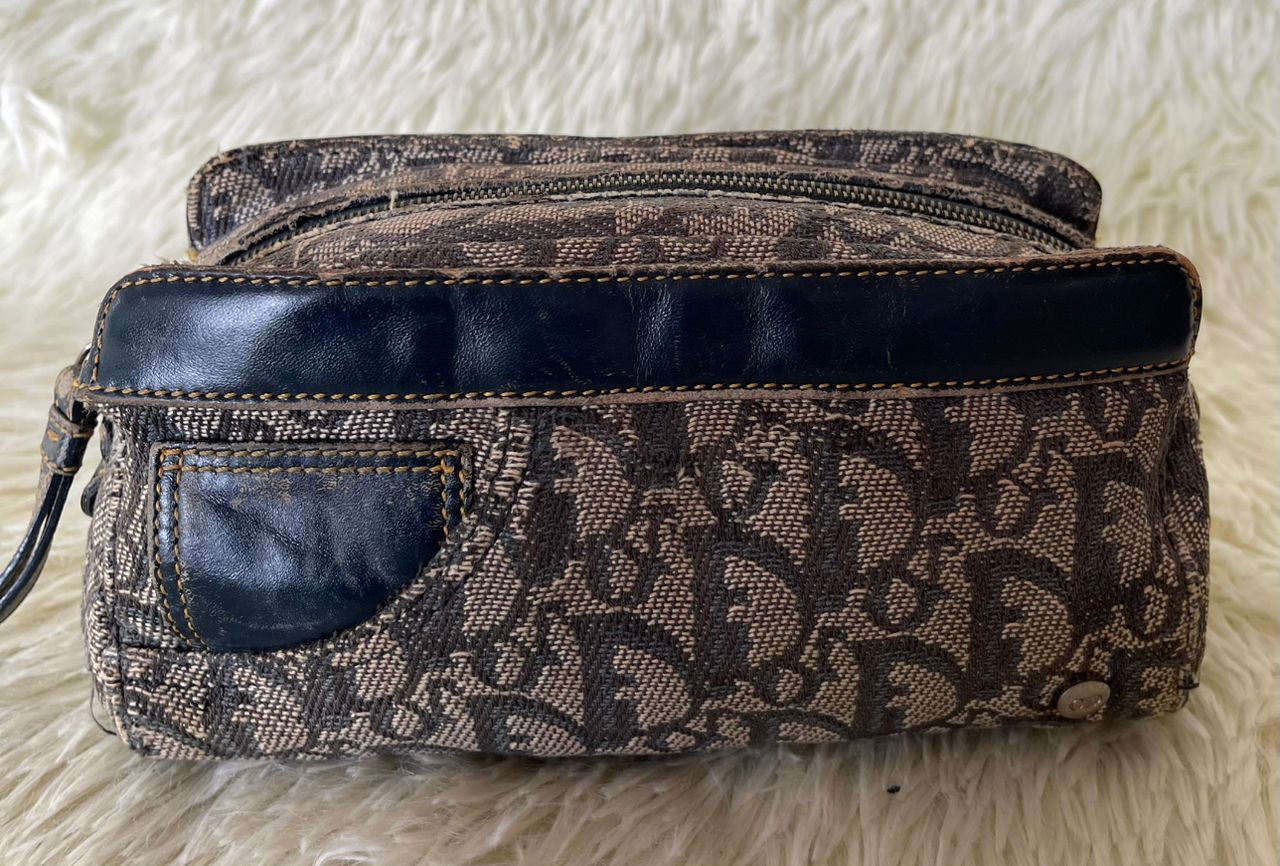 Christian Dior Monsieur × Vintage Christian Dior Trotter Toiletry Pouch Clutch Bag Size ONE SIZE - 9 Thumbnail