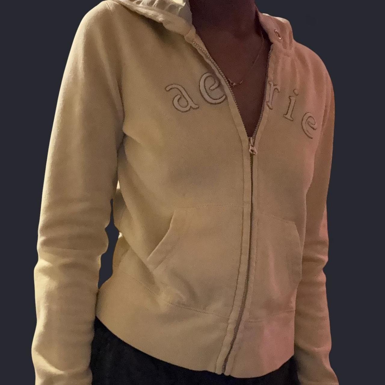 Other Aerie Light Yellow Pastel Zip Up Hoodie Size S / US 4 / IT 40 - 1 Thumbnail