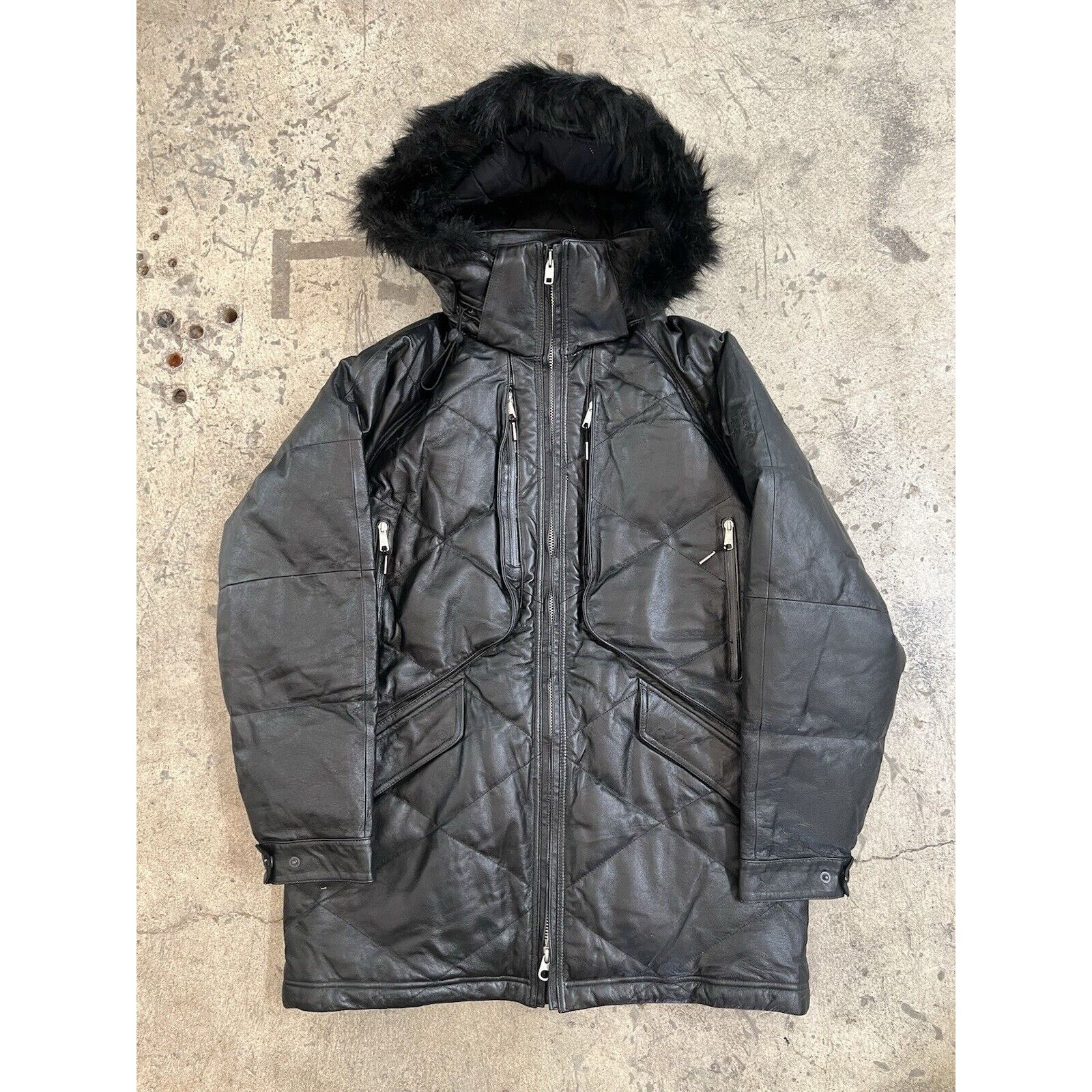 Nike Rare Unreleased Sample Nike Leather Parka Air Force 20 Year Size US L / EU 52-54 / 3 - 1 Thumbnail