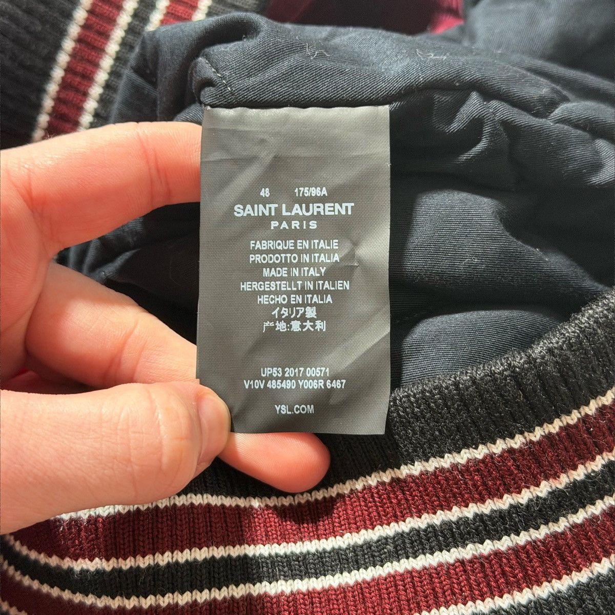 Saint Laurent Paris 2017 Saint Laurent Red Corduroy Collared Jacket Size US M / EU 48-50 / 2 - 4 Thumbnail