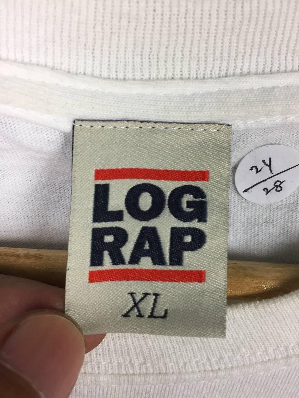 Japanese Brand Vtg 90s 00s Log Rap "I Love LR" Japan Streetwear Tee Size US XL / EU 56 / 4 - 14 Thumbnail