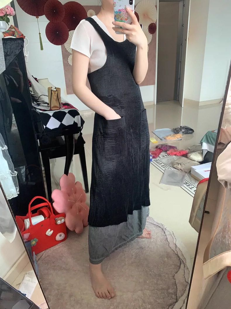 Issey Miyake issey miyake Black vest skirt 2506-Nextarrow Size M / US 6-8 / IT 42-44 - 1 Thumbnail