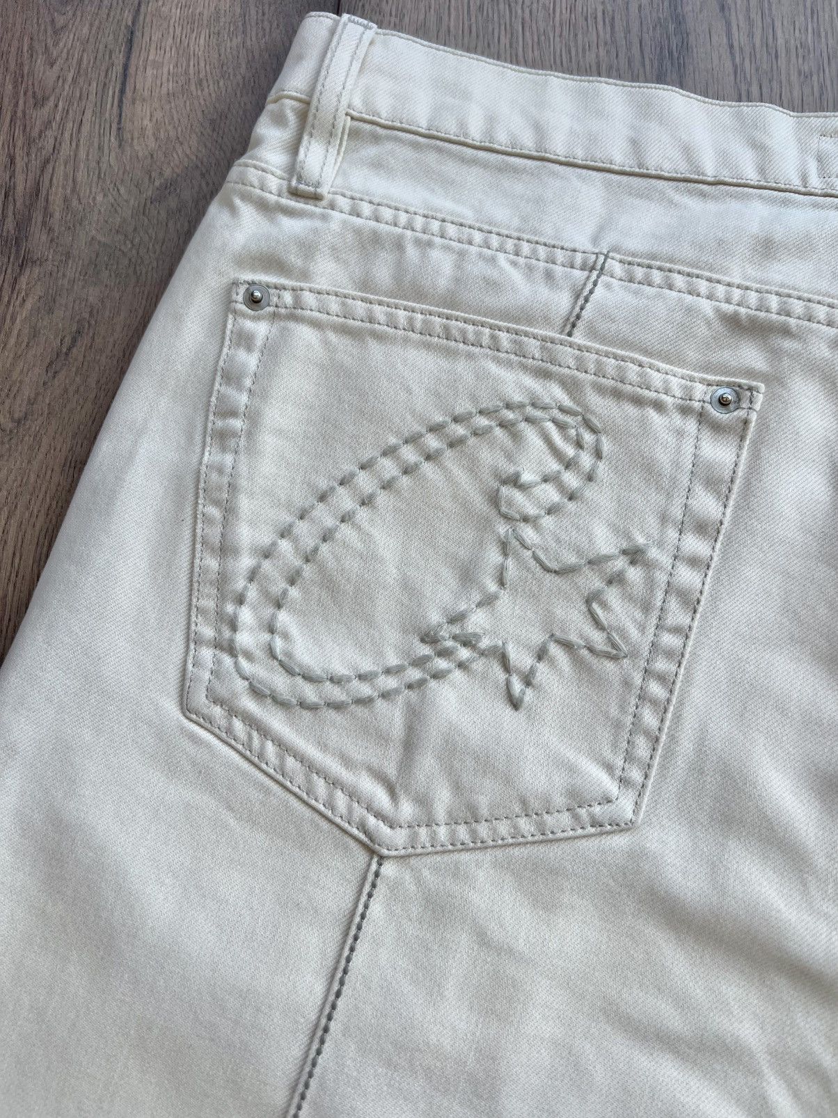Corteiz Corteiz C-Star Denim Jeans “White” Large Size US 34 / EU 50 - 6 Thumbnail