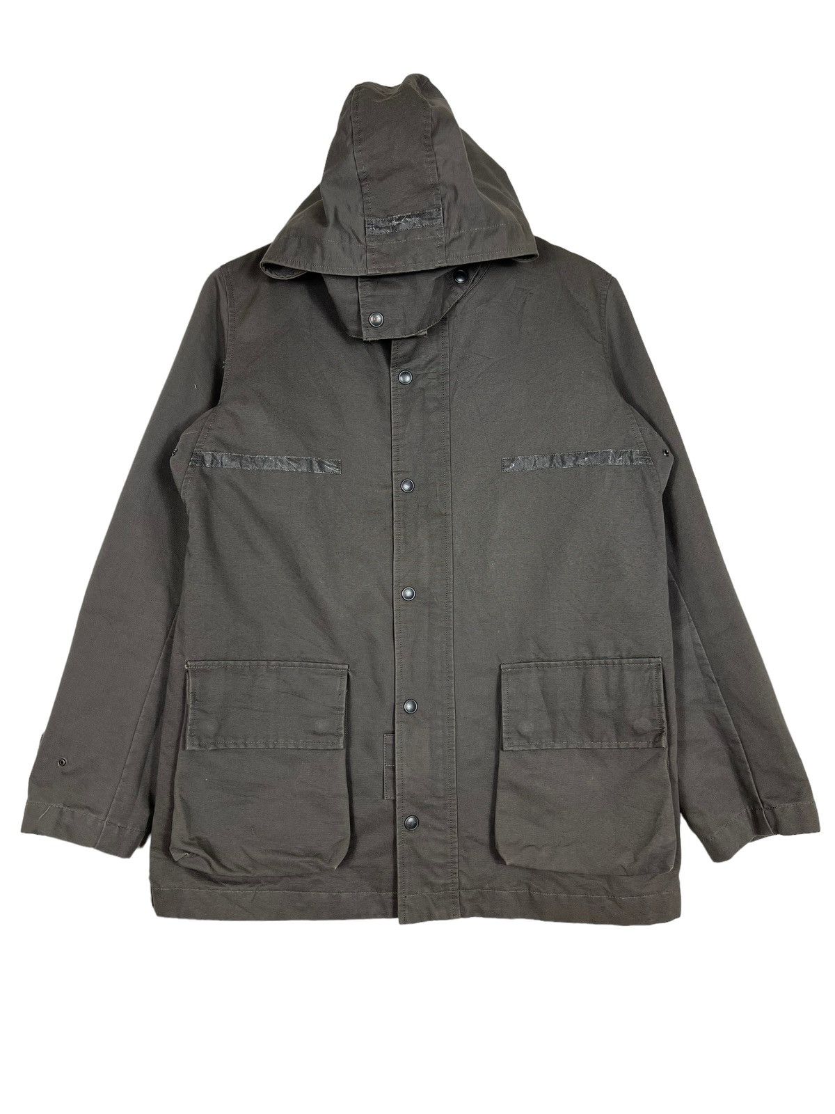 Japanese Brand 291295 HOMME MILITARY HOODIE JACKET Size US M / EU 48-50 / 2 - 1 Thumbnail