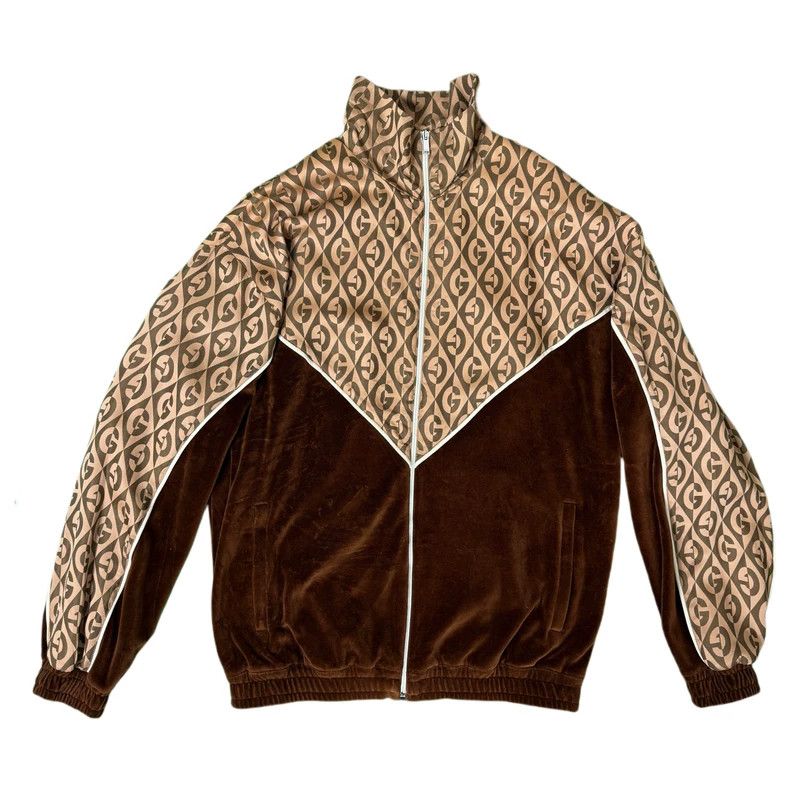 Gucci Brown Velvet Gucci Jacket for Men Size US XS / EU 42 / 0 - 1 Thumbnail