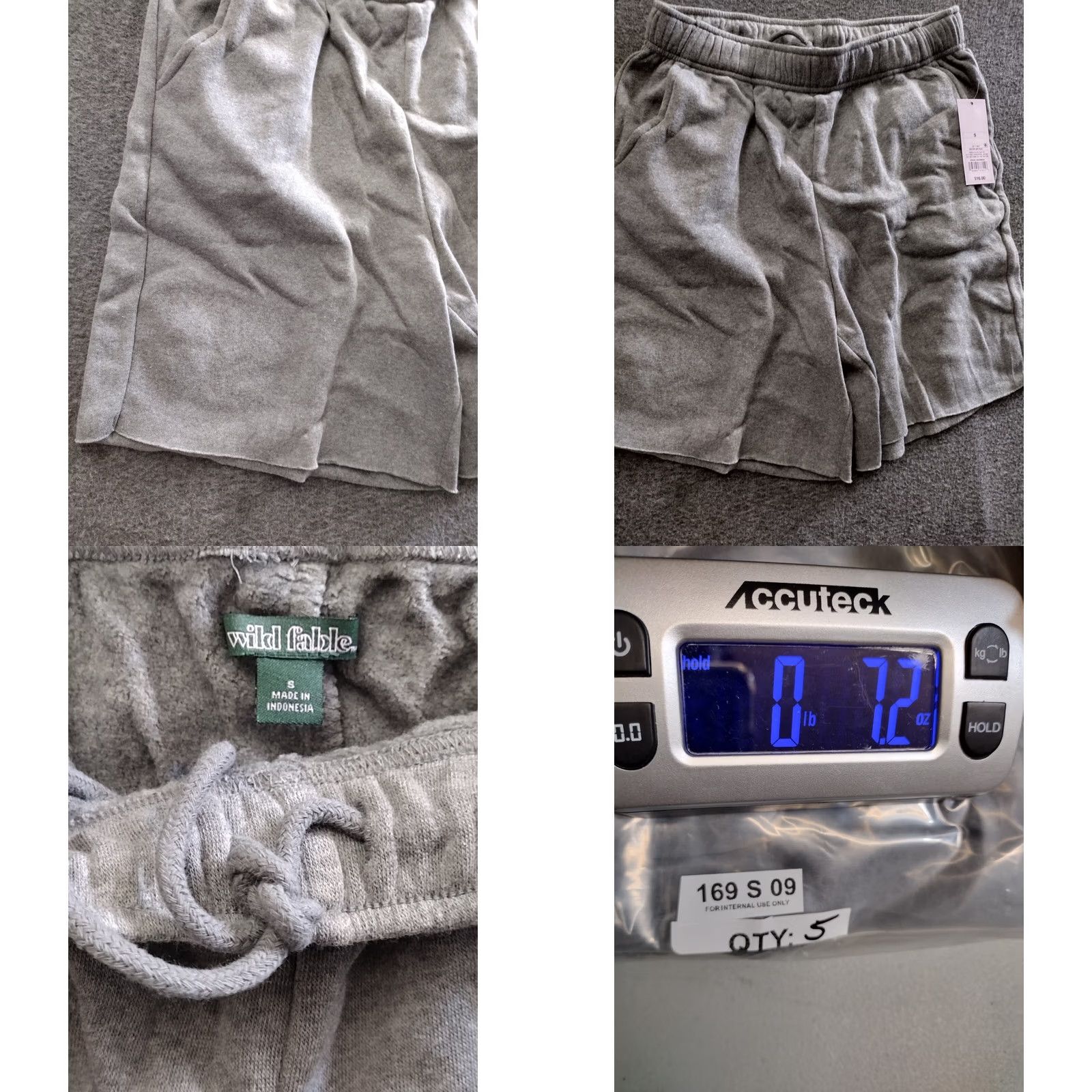 Vintage Wild Fable Women's High-Rise Dolphin Cropped Short Shorts Gray S Size 28" / US 6 / IT 42 - 8 Thumbnail
