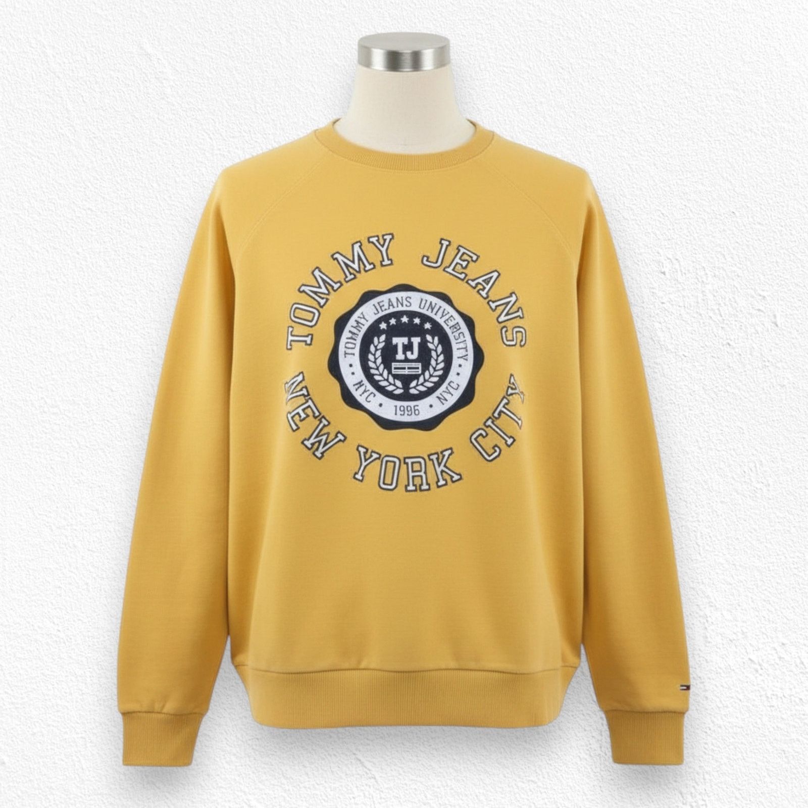 Tommy Jeans Tommy Jeans Yellow Collegiate Crewneck Sweatshirt Size Small Size S / US 4 / IT 40 - 9 Thumbnail