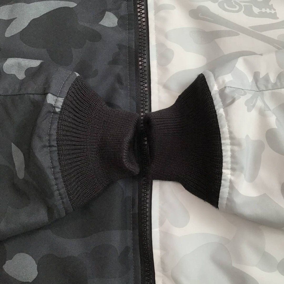 Bape × Neighborhood Neighborhood BAPE camo shark full zip hoodie Down Jacket APE Size US M / EU 48-50 / 2 - 7 Thumbnail