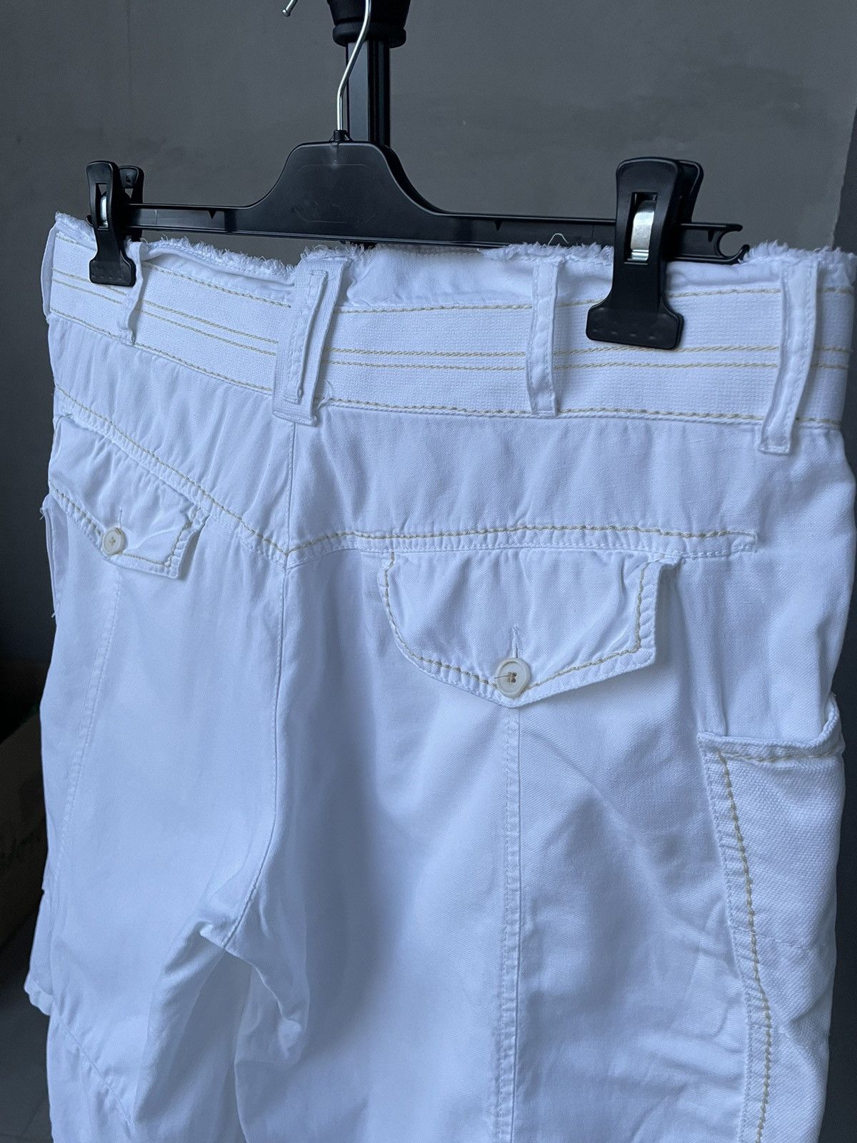 Marithe + Francois Girbaud × Vintage Le Jean De Marithe Francois Girbaud rap shorts Size US 33 - 5 Thumbnail