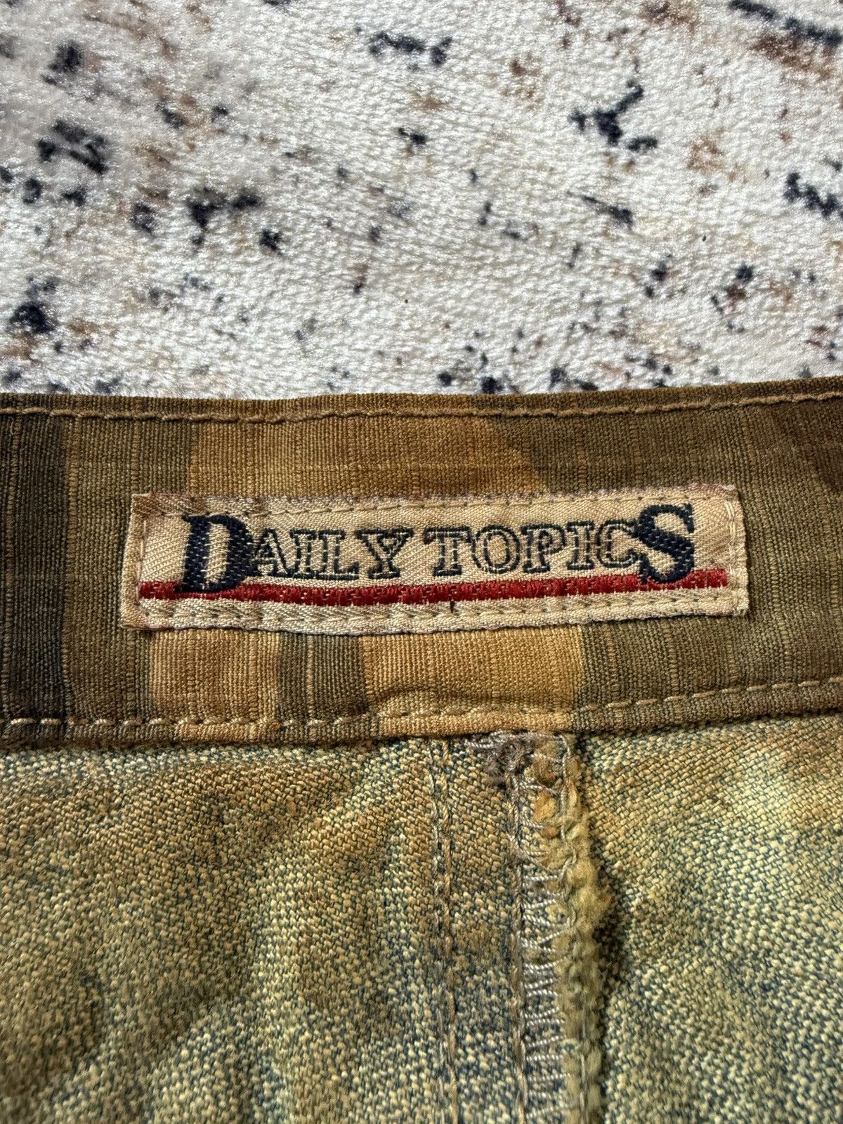 If Six Was Nine Daily Topics Mud Wash Double Waist Pierced Studded Jeans Size US 30 / EU 46 - 22 Thumbnail