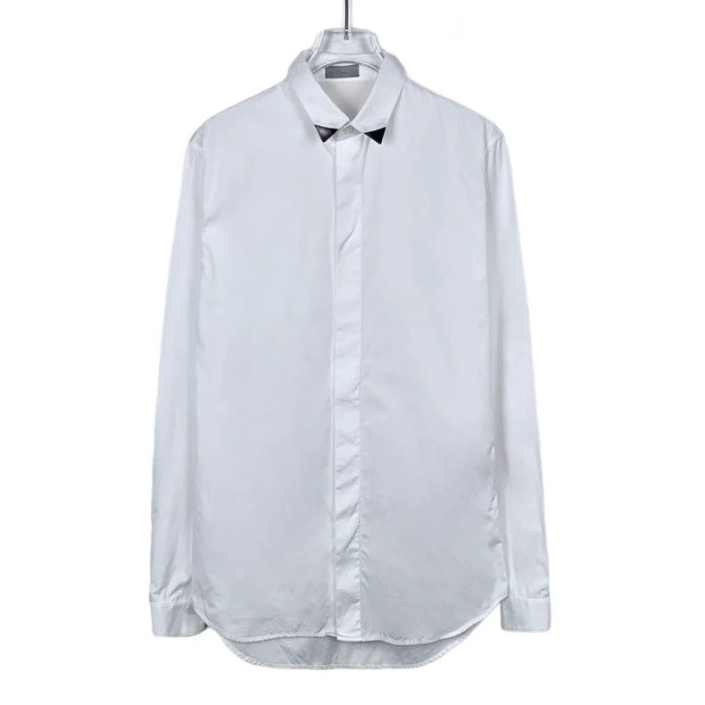 Dior Dior Size 37 White pointed collar design single-breasted co Size US XXS / EU 40 - 1 Thumbnail