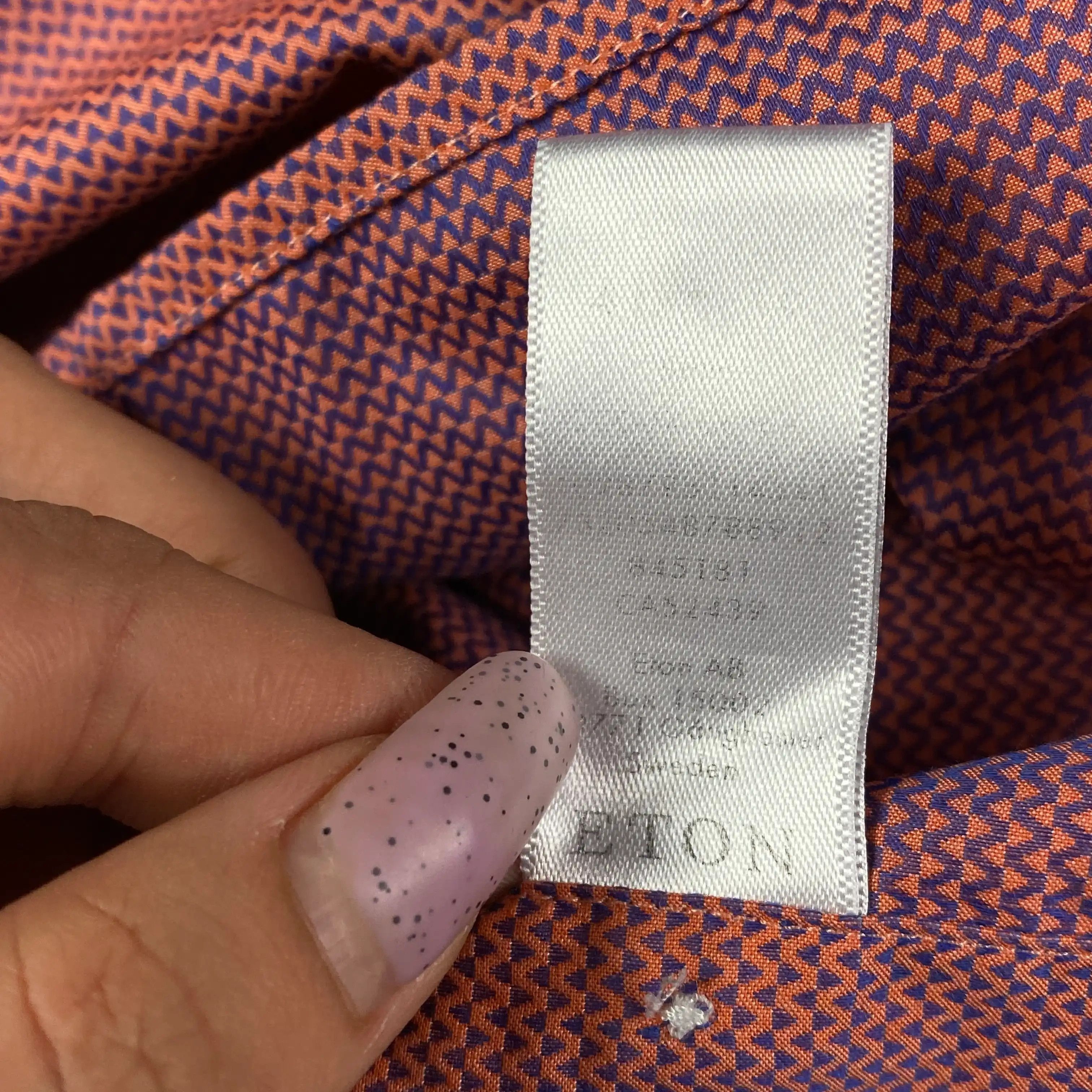 Eton Mens Shirt Long Sleeve Eton Size 41 / 16 Size US XL / EU 56 / 4 - 6 Thumbnail