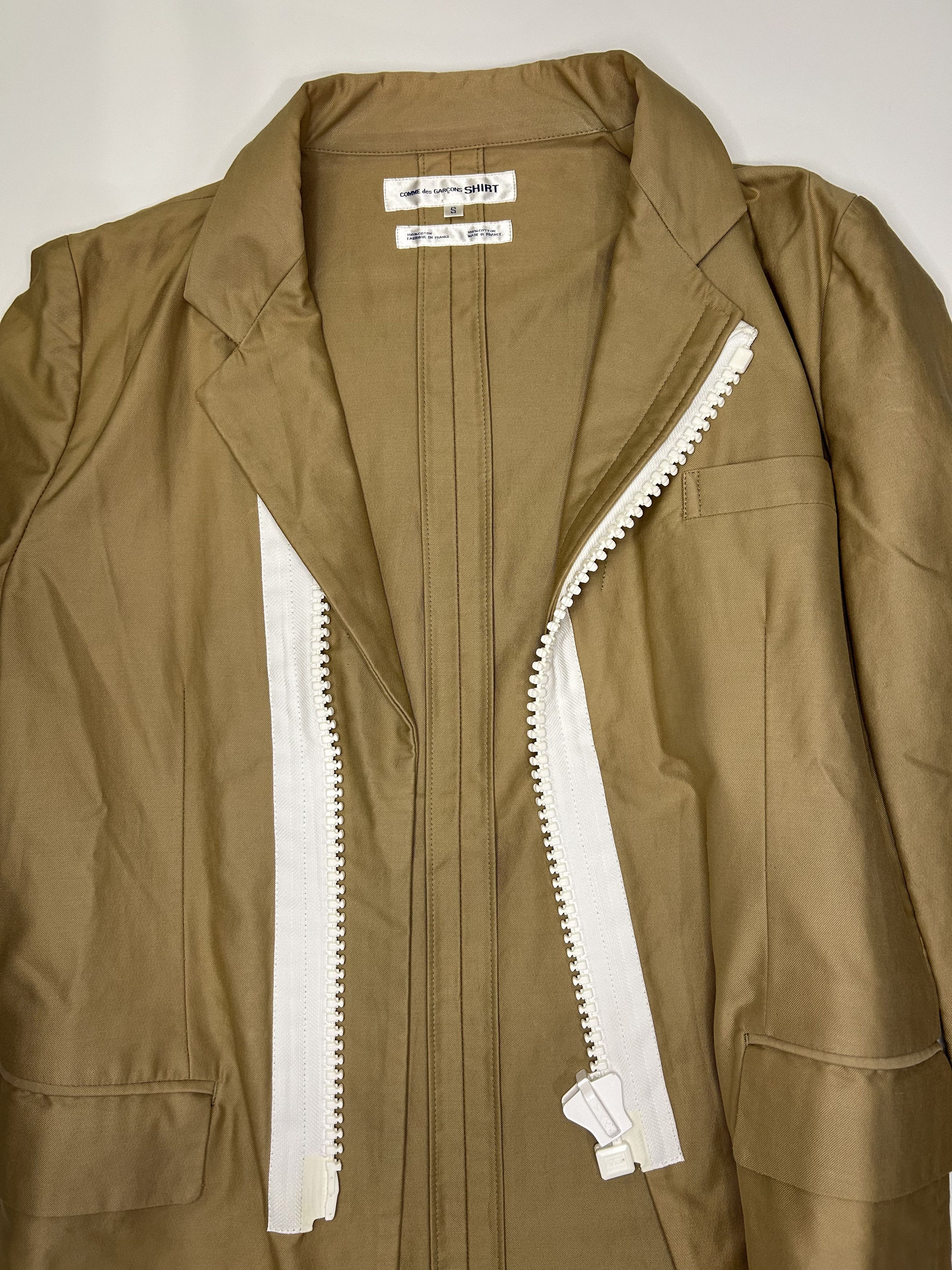 Comme des Garcons Comme des Garçons Shirt Big Zip Blazer (1336) Size US S / EU 44-46 / 1 - 5 Thumbnail