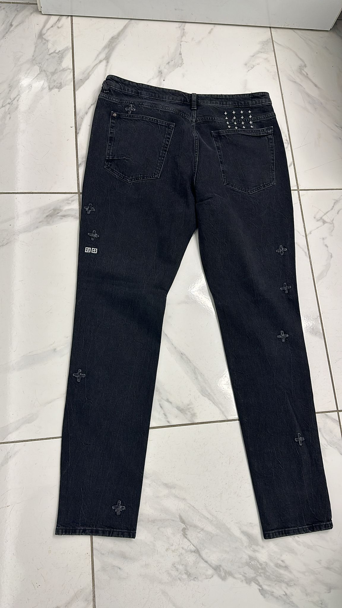 Ksubi Ksubi Van Winkle Black Marble K Plus Jean Size 40 Size US 40 / EU 56 - 2 Thumbnail