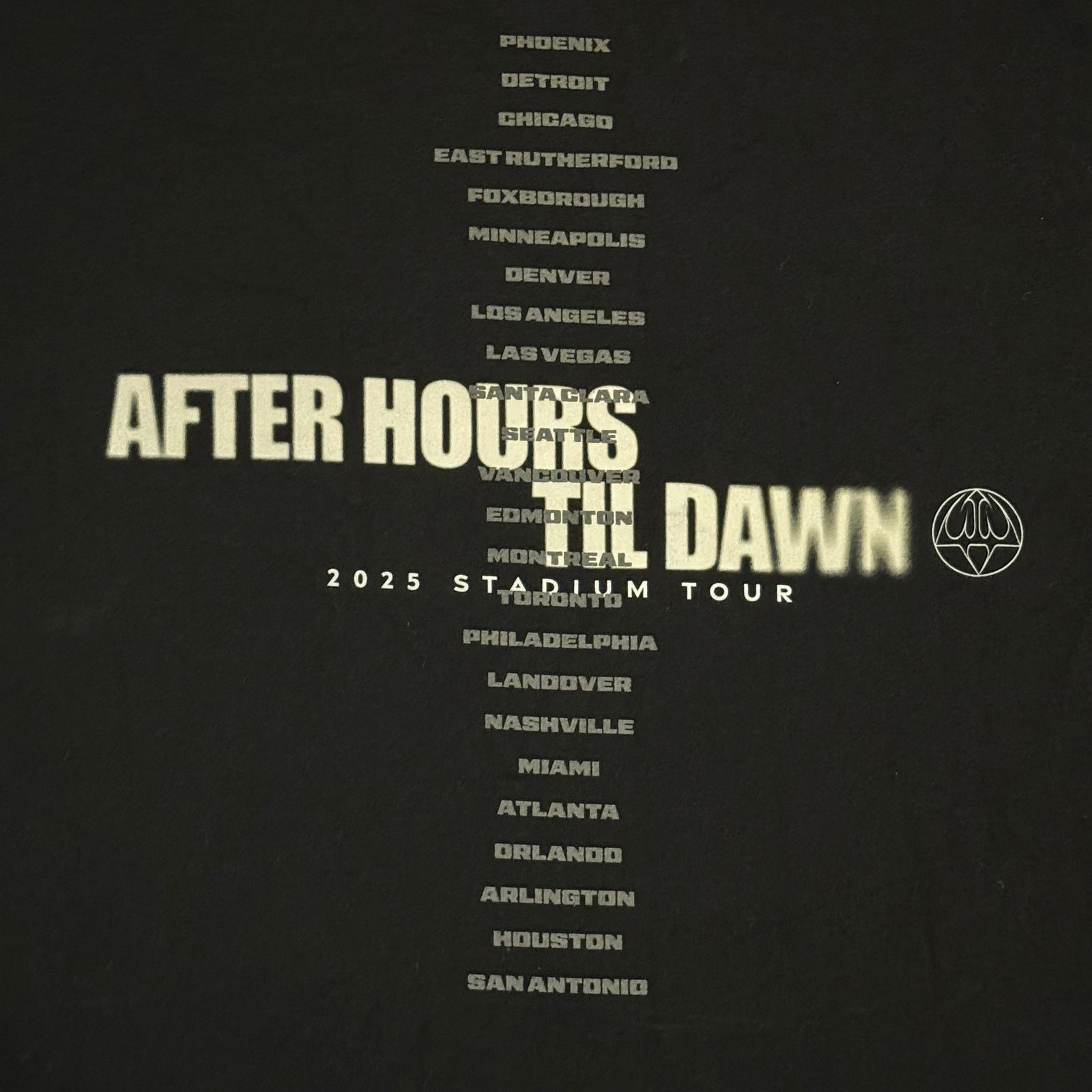 The Weeknd The Weeknd XO After Hours Til Dawn Tour Shirt Size XL Size US XL / EU 56 / 4 - 4 Thumbnail