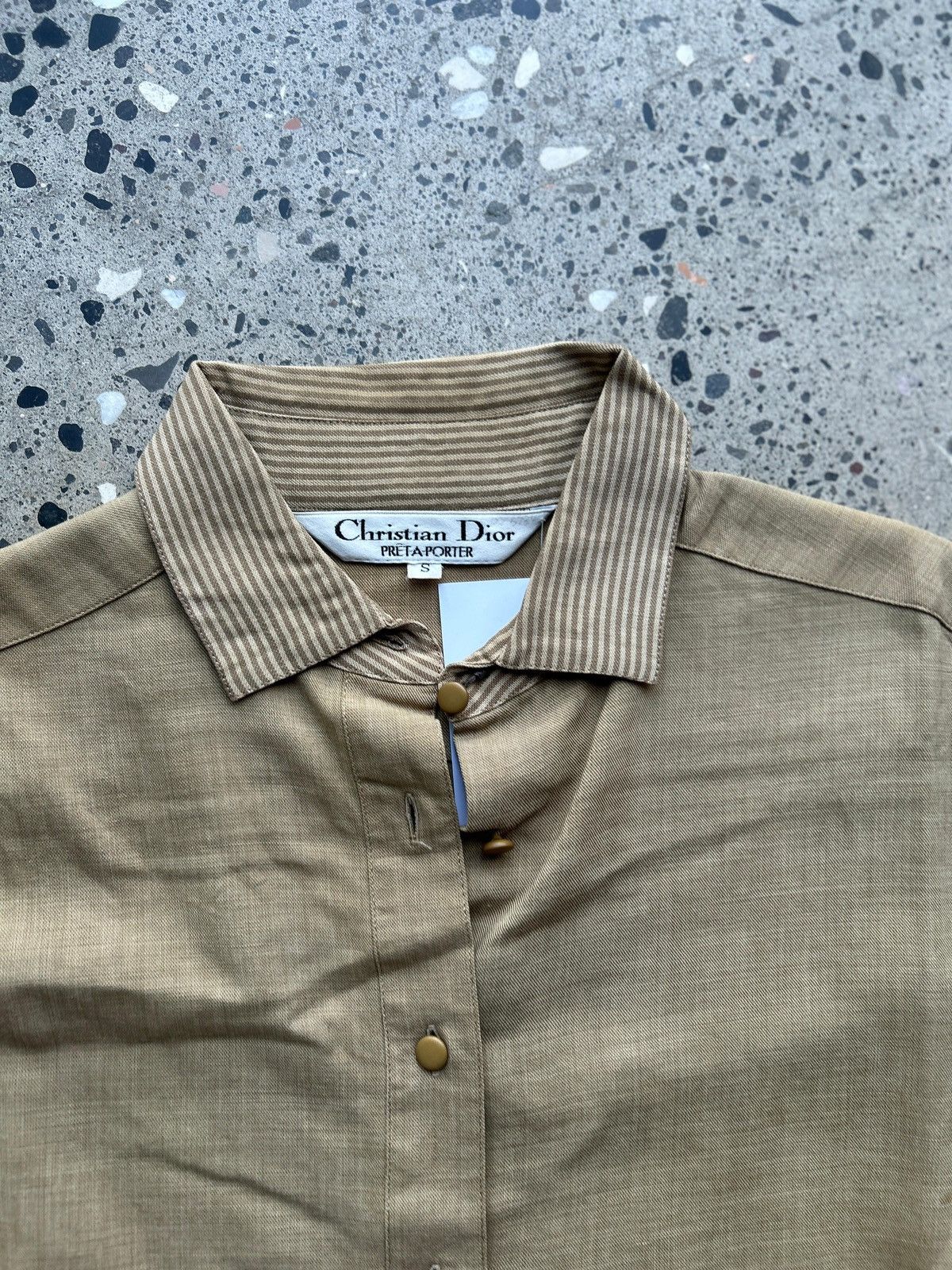 Dior ✨ Christian Dior Brown Shirt ✨ Size US S / EU 44-46 / 1 - 2 Thumbnail