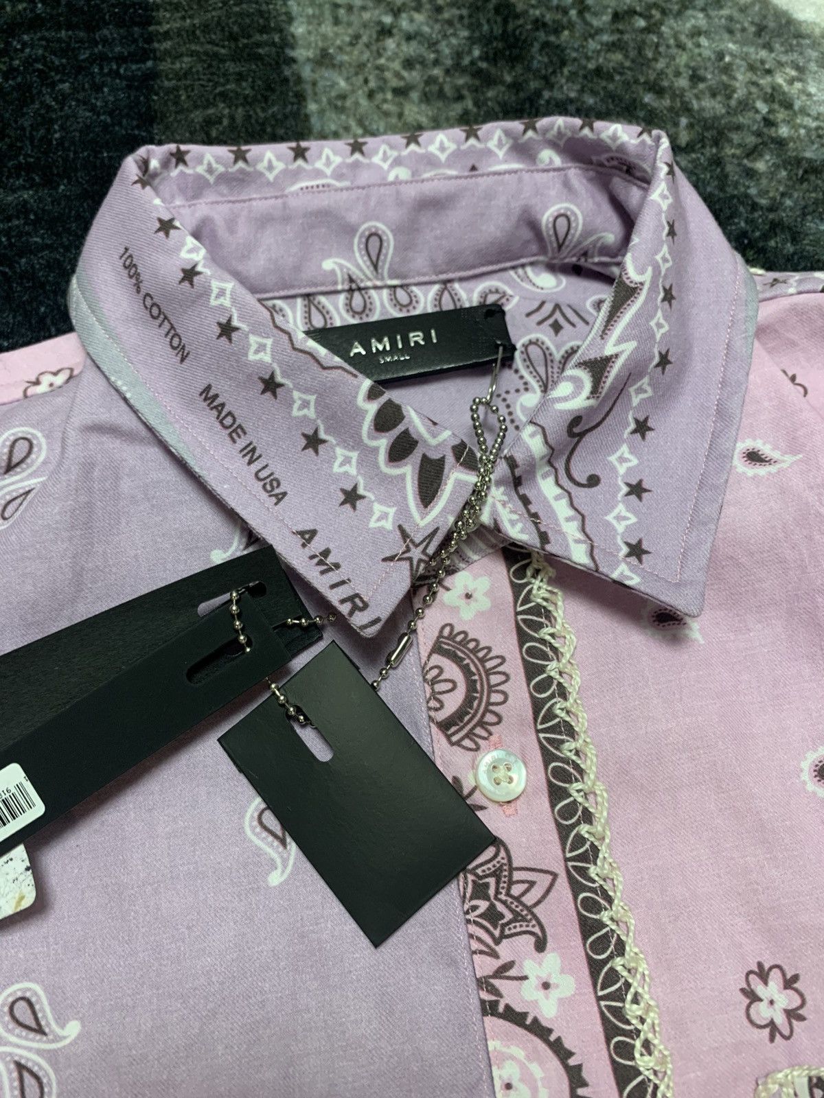 Amiri Amiri Bandana Shirt Brand New Size ONE SIZE - 7 Thumbnail