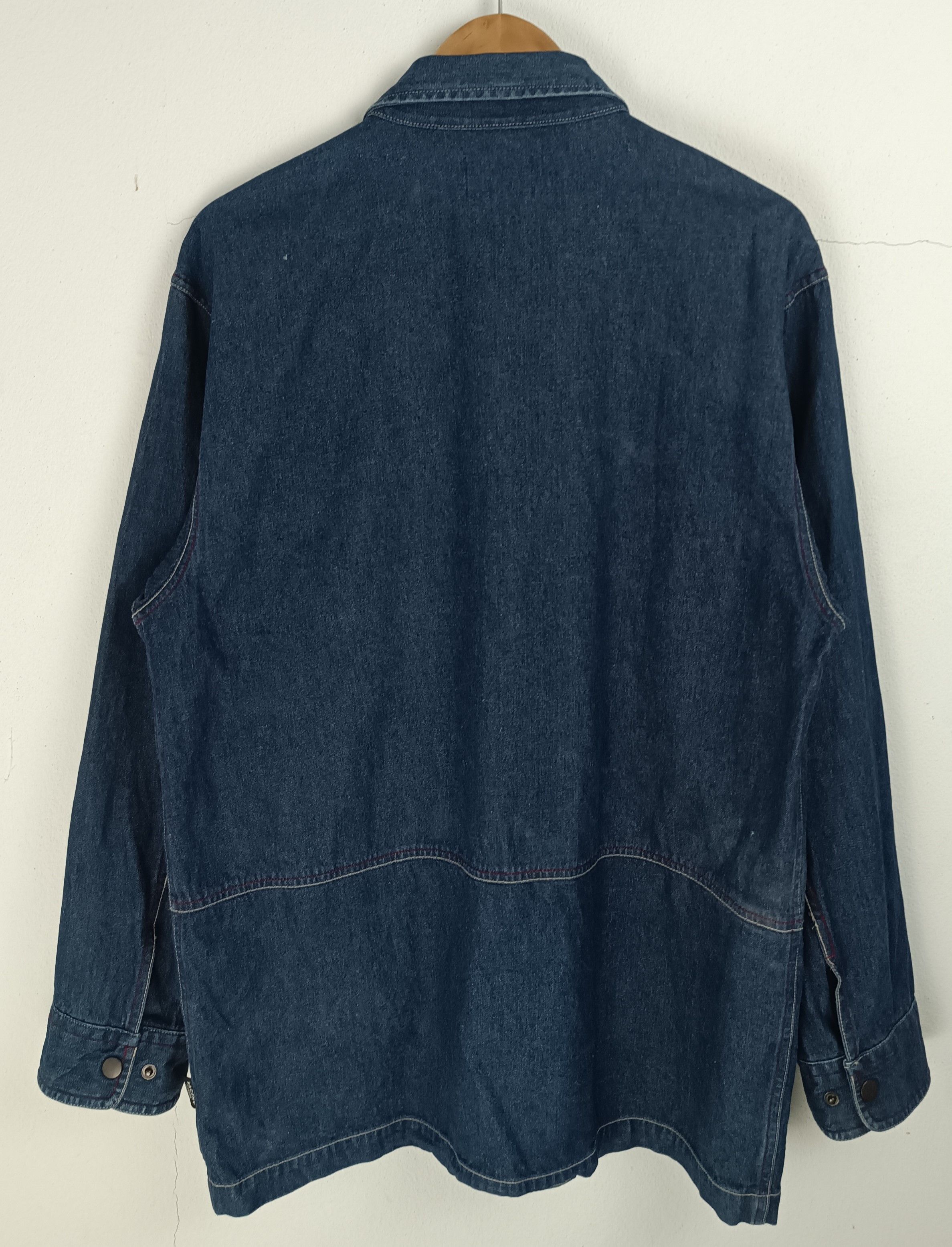 Vintage VINTAGE SACSNY Y'SACCS BY YOHJI YAMAMOTO WORK CHORE JACKET Size US L / EU 52-54 / 3 - 4 Thumbnail