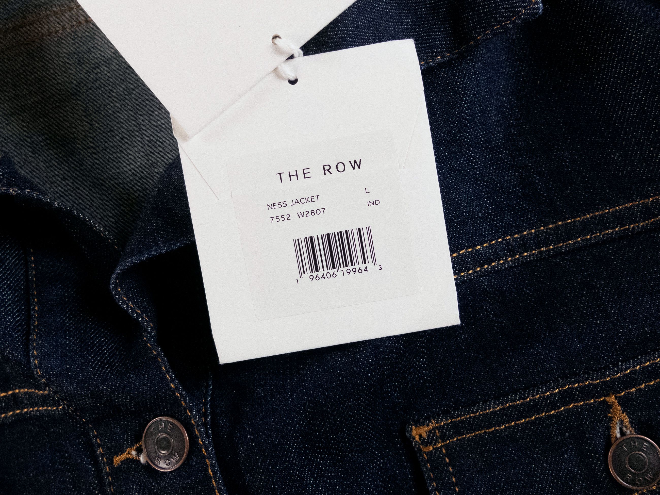 The Row THE ROW Ness navy blue oversized denim jacket Large q Size L / US 10 / IT 46 - 9 Thumbnail