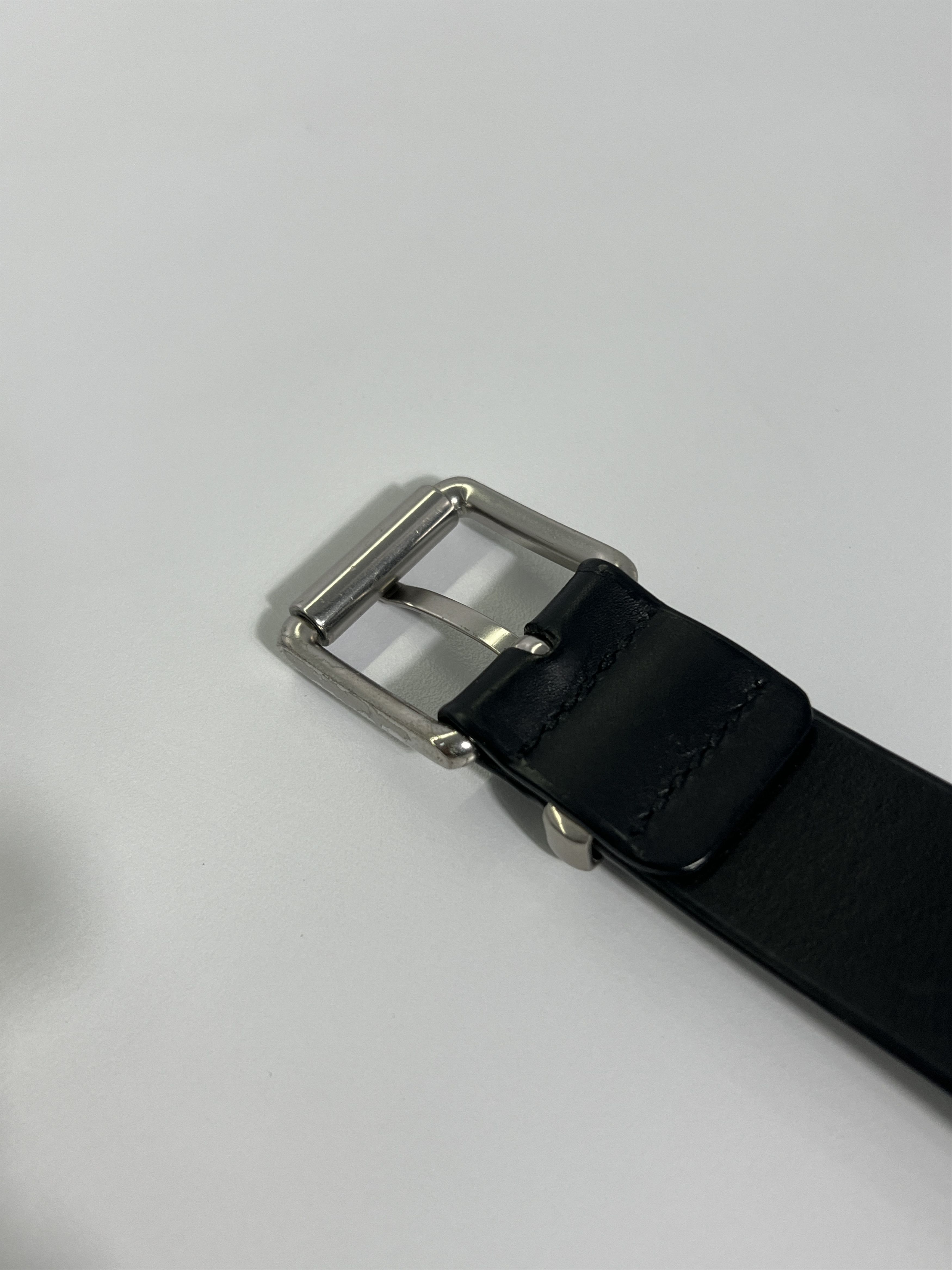 Bottega Veneta Bottega Veneta Studded Leather Belt Black 34inches / 85cm Size 34 - 6 Thumbnail