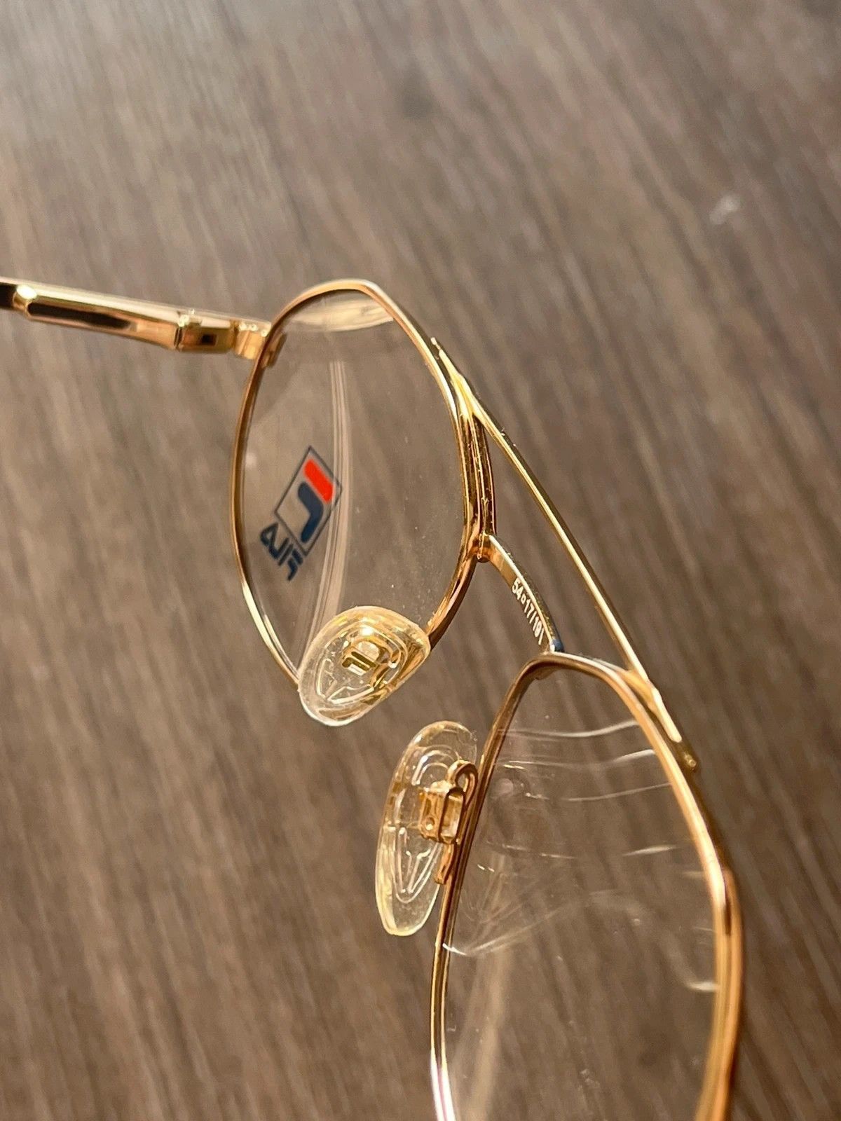 Fila FILA Eyeglass Frames Demo Lens Deadstock 6819 C 54-17 1980's Size ONE SIZE - 12 Thumbnail