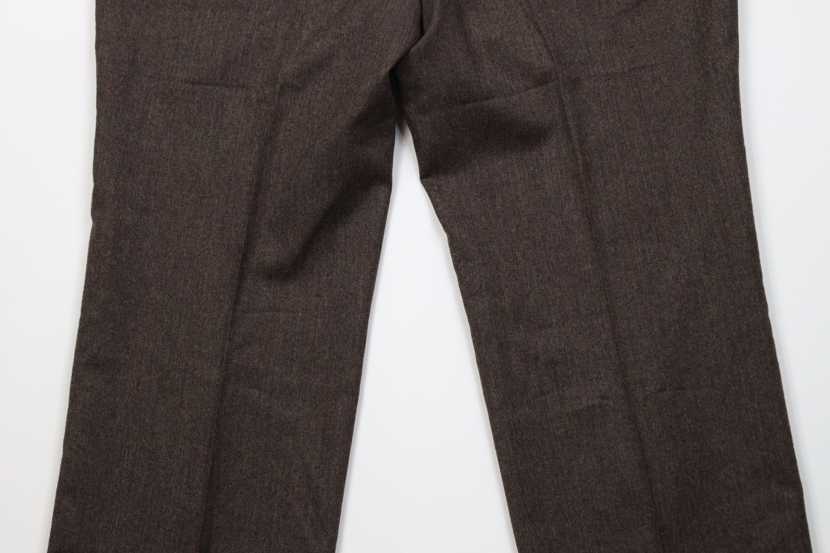 Vintage Vintage 70s Streetwear Flannel Knit Wide Leg Chino Pants USA Size US 38 / EU 54 - 11 Thumbnail