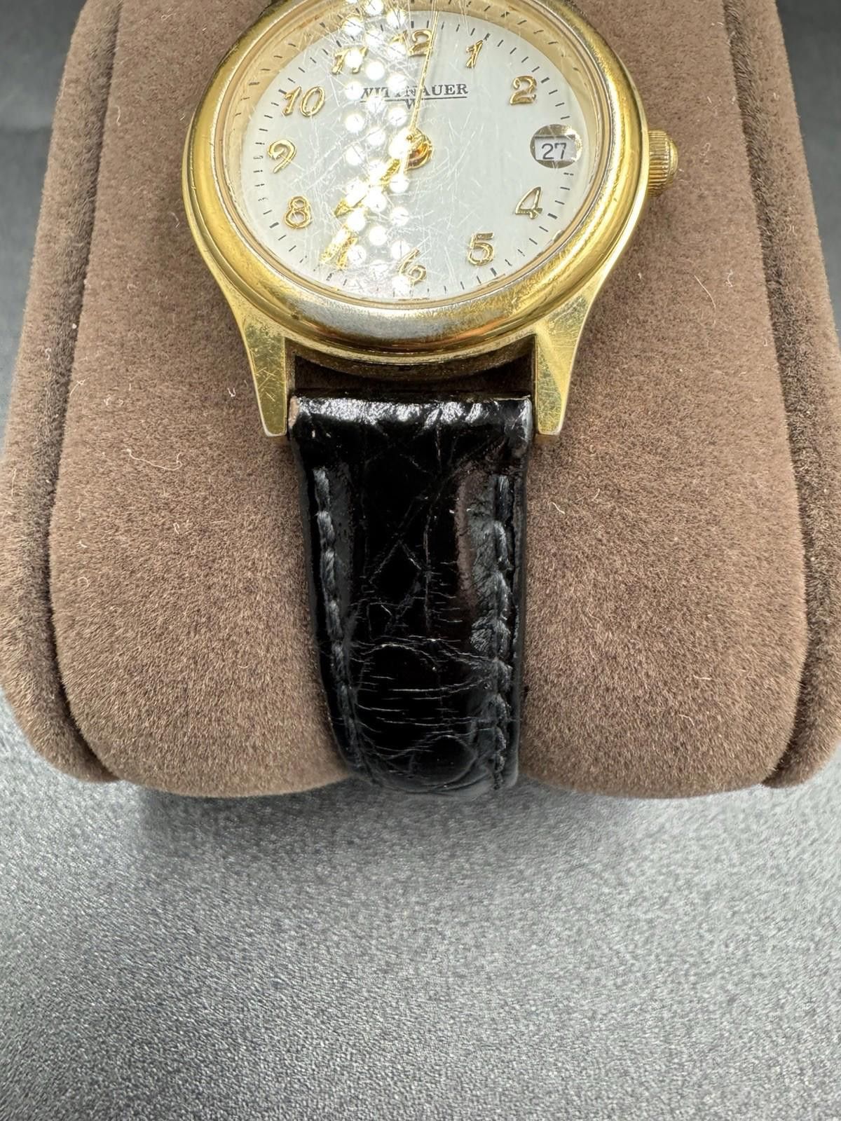Wittnauer Vintage Wittnauer Women's Gold Tone Quartz Watch White Dial Size ONE SIZE - 6 Thumbnail