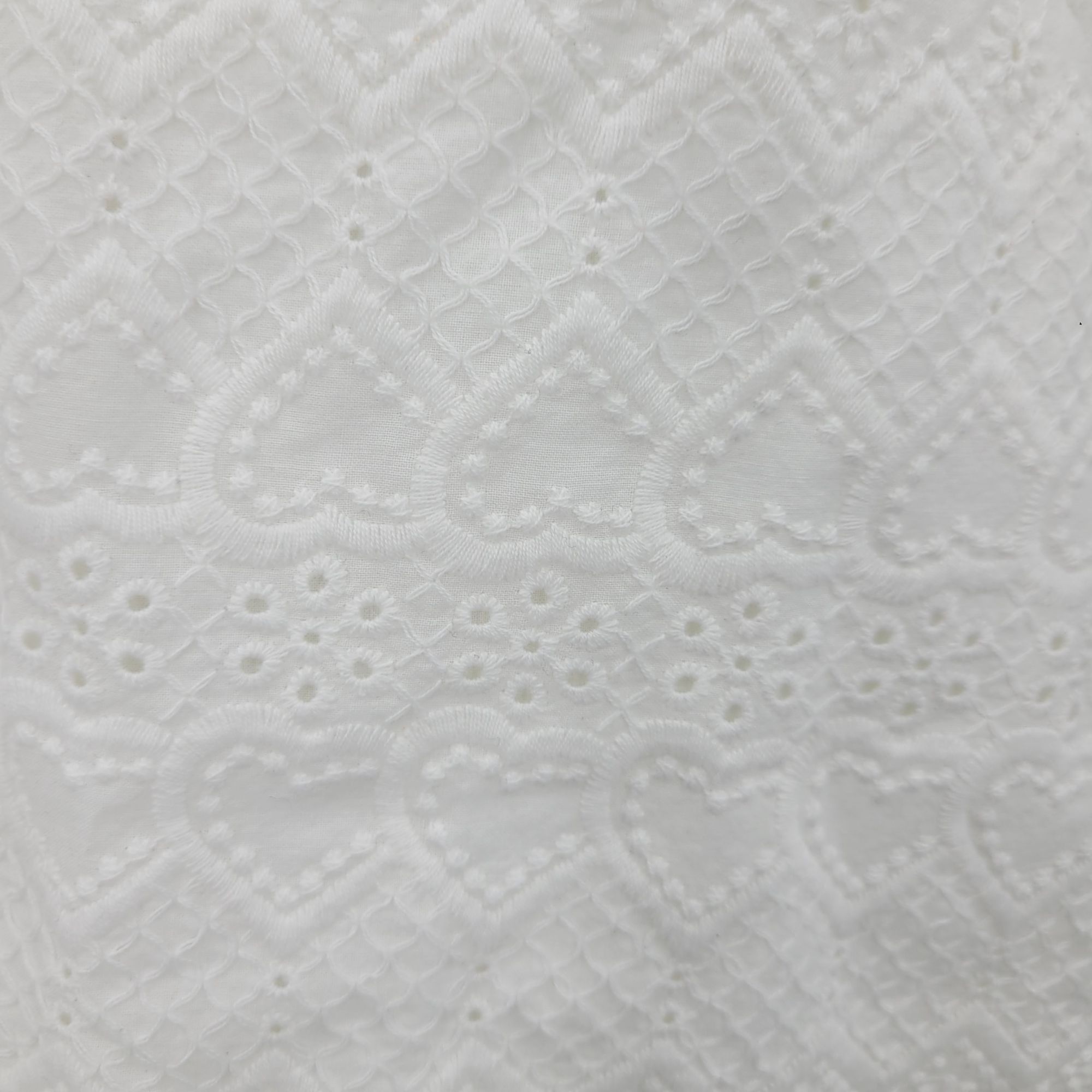 For Love & Lemons Love & Lemons Eyelet Lace-Up Mini Dress L White Sleeveless Size L / US 10 / IT 46 - 6 Thumbnail
