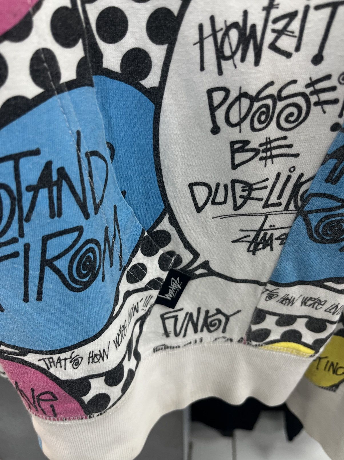 Stussy Stussy Speech Bubble Full Print Zip Hoodie Size US S / EU 44-46 / 1 - 4 Thumbnail