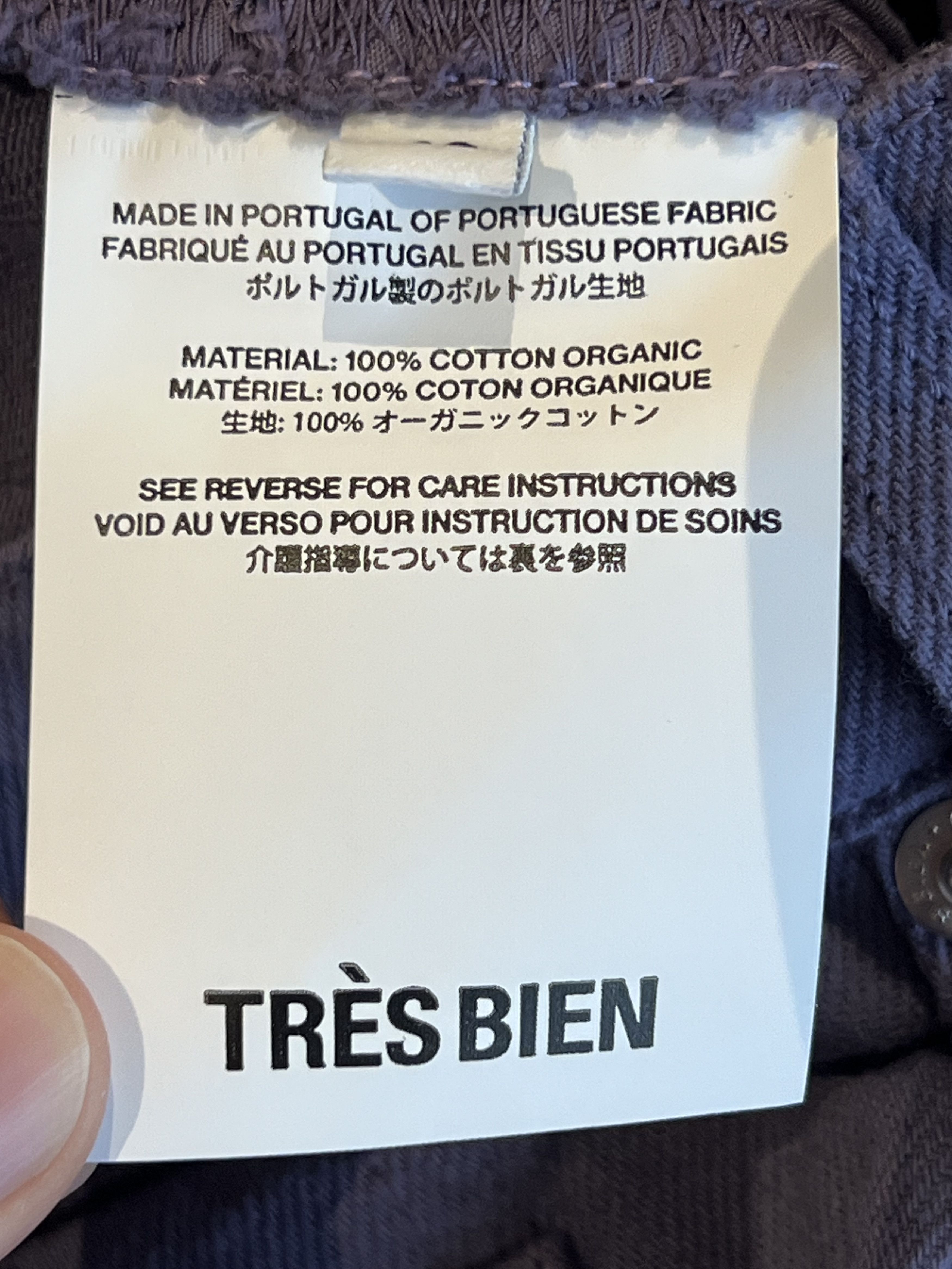 Tres Bien 💚 Très Bien Everywear Twisted 5 Pocket Work Pant Purple NEW Size US 32 / EU 48 - 19 Thumbnail