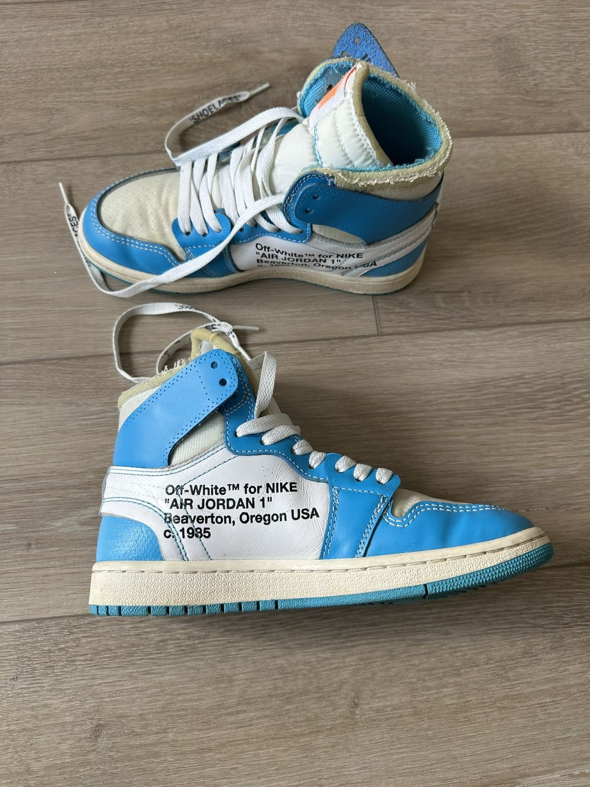 Jordan Brand × Off-White Jordan 1 Retro OG x Off-White High UNC Sz 6 Size US 6 / EU 39 - 8 Thumbnail