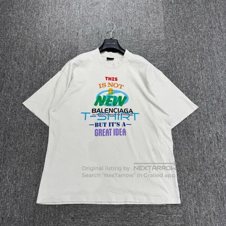 Balenciaga Balenciaga Multi-Print Distressed Short Sleeve. Size US L / EU 52-54 / 3 - 1 Thumbnail