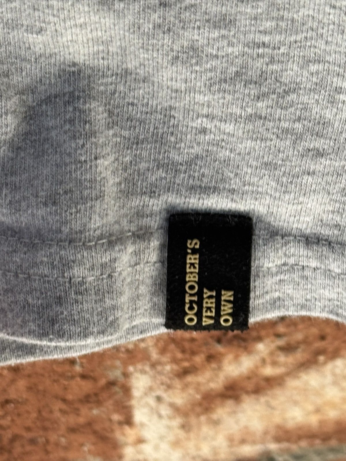 October's Very Own October’s Very Own Grey Collegiate Logo Tee Shirt Size US M / EU 48-50 / 2 - 6 Thumbnail