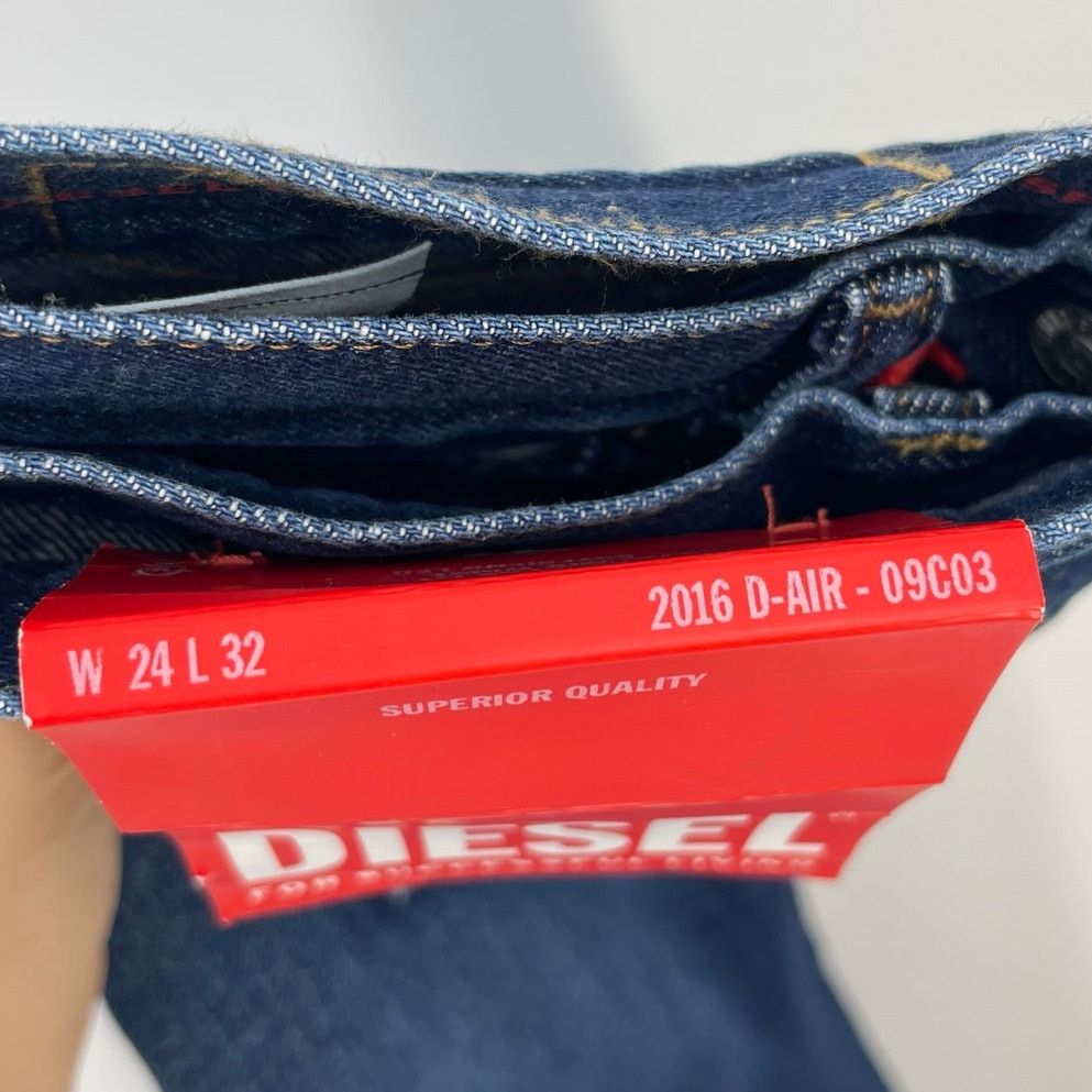 Diesel Diesel | NWT Indigo Y2K Boyfriend Jeans 2016 D-Air 24 Size 24" / US 00 / IT 34 - 11 Thumbnail