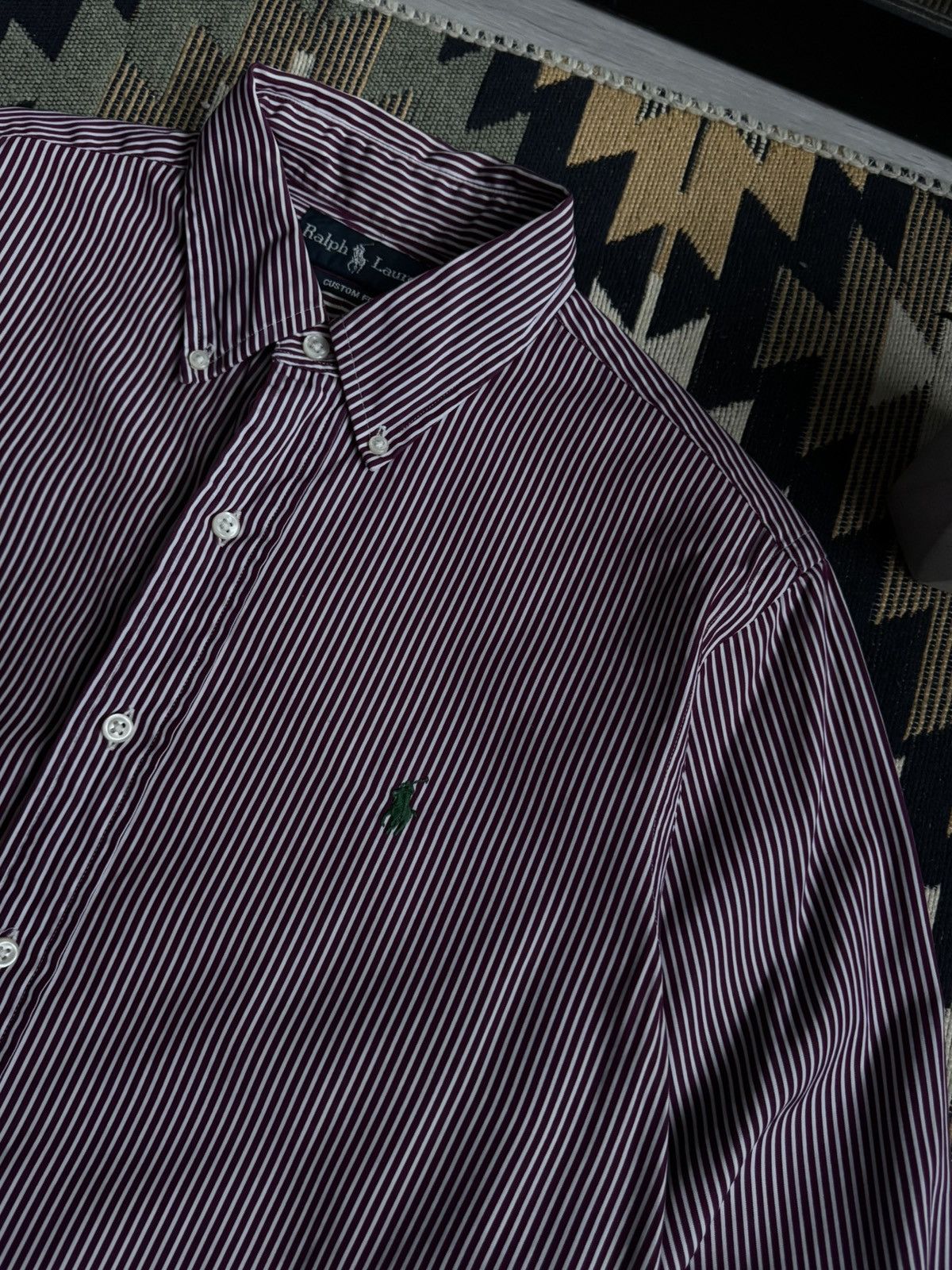 Polo Ralph Lauren Vintage Polo Ralph Lauren Stripped Button Up Shirt Size US M / EU 48-50 / 2 - 5 Thumbnail