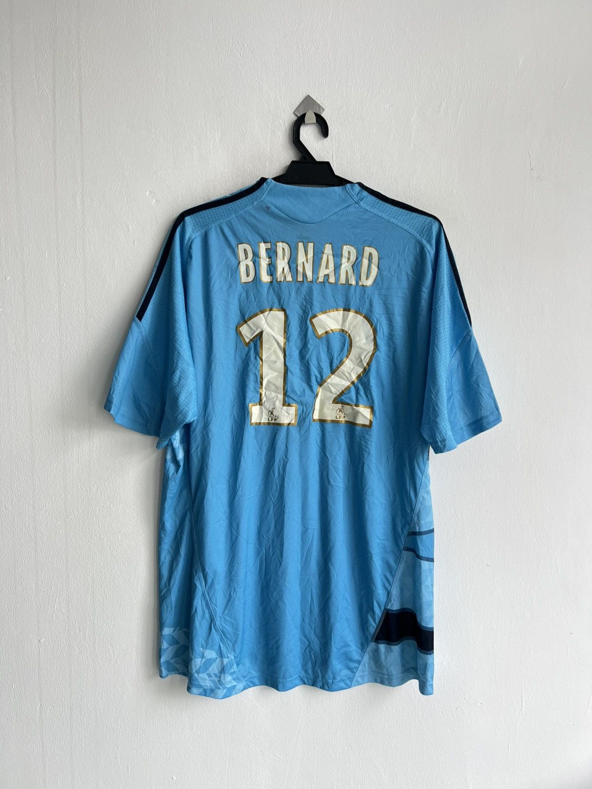 Adidas Vintage 2009/10 Adidas Marseille FC #Bernard Away Jersey XL Size US XL / EU 56 / 4 - 2 Thumbnail