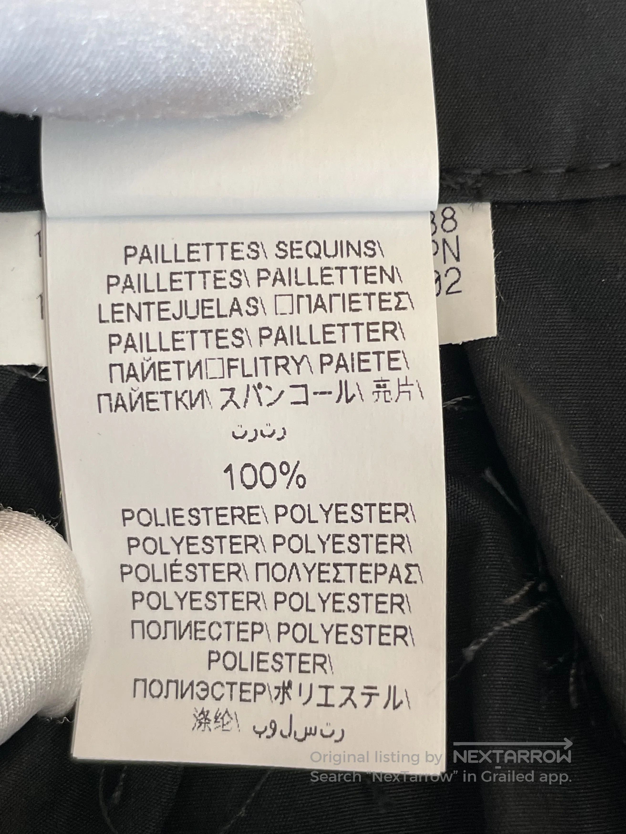 Brunello Cucinelli stylish black gray sequined long skirt. Size US 38 / EU 54 - 8 Thumbnail